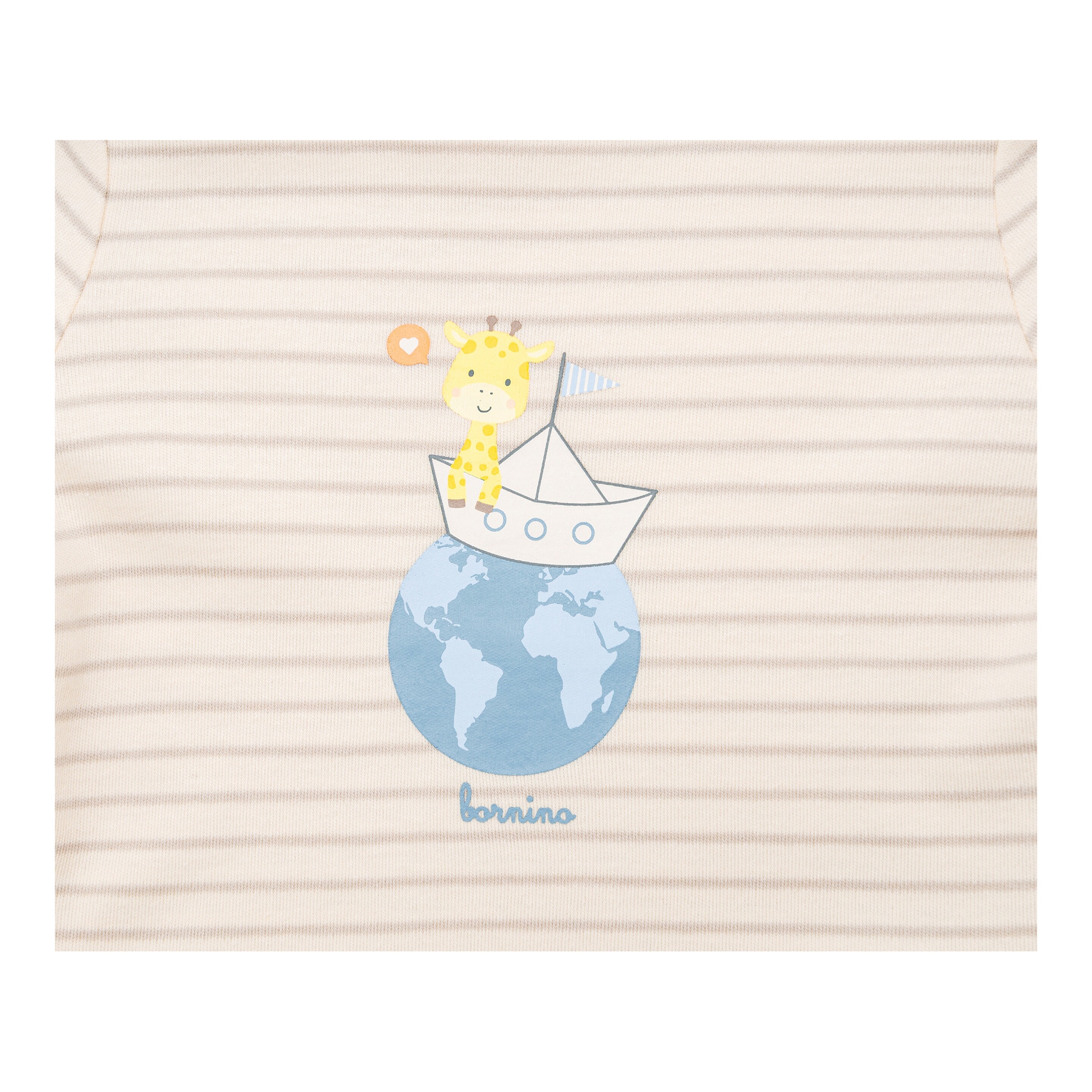 Bornino Sunny Adventure Shirt langarm Ringel Sunny Adventure