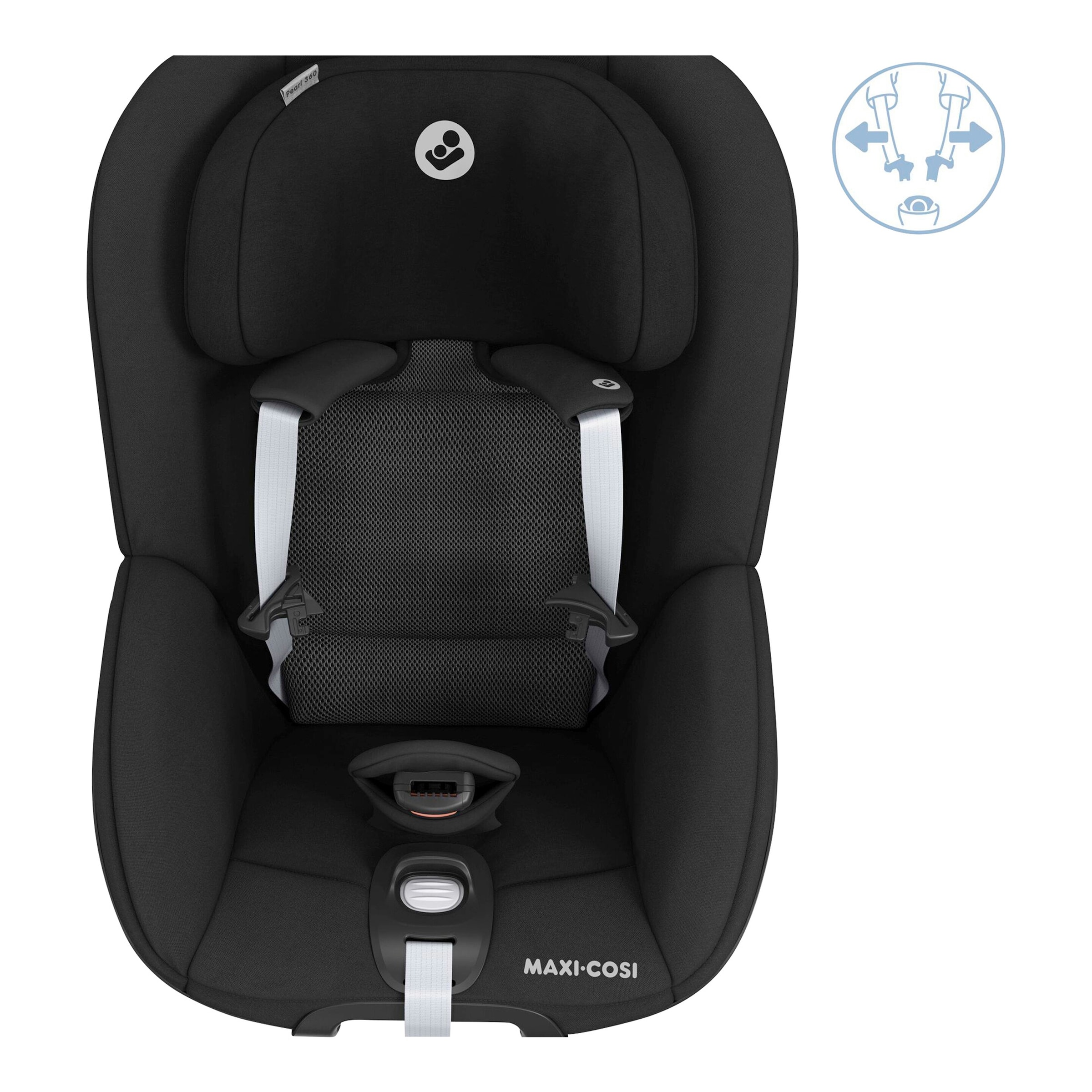 Maxi-Cosi Kindersitz Pearl 360 inkl. Isofix-Basis FamilyFix 360