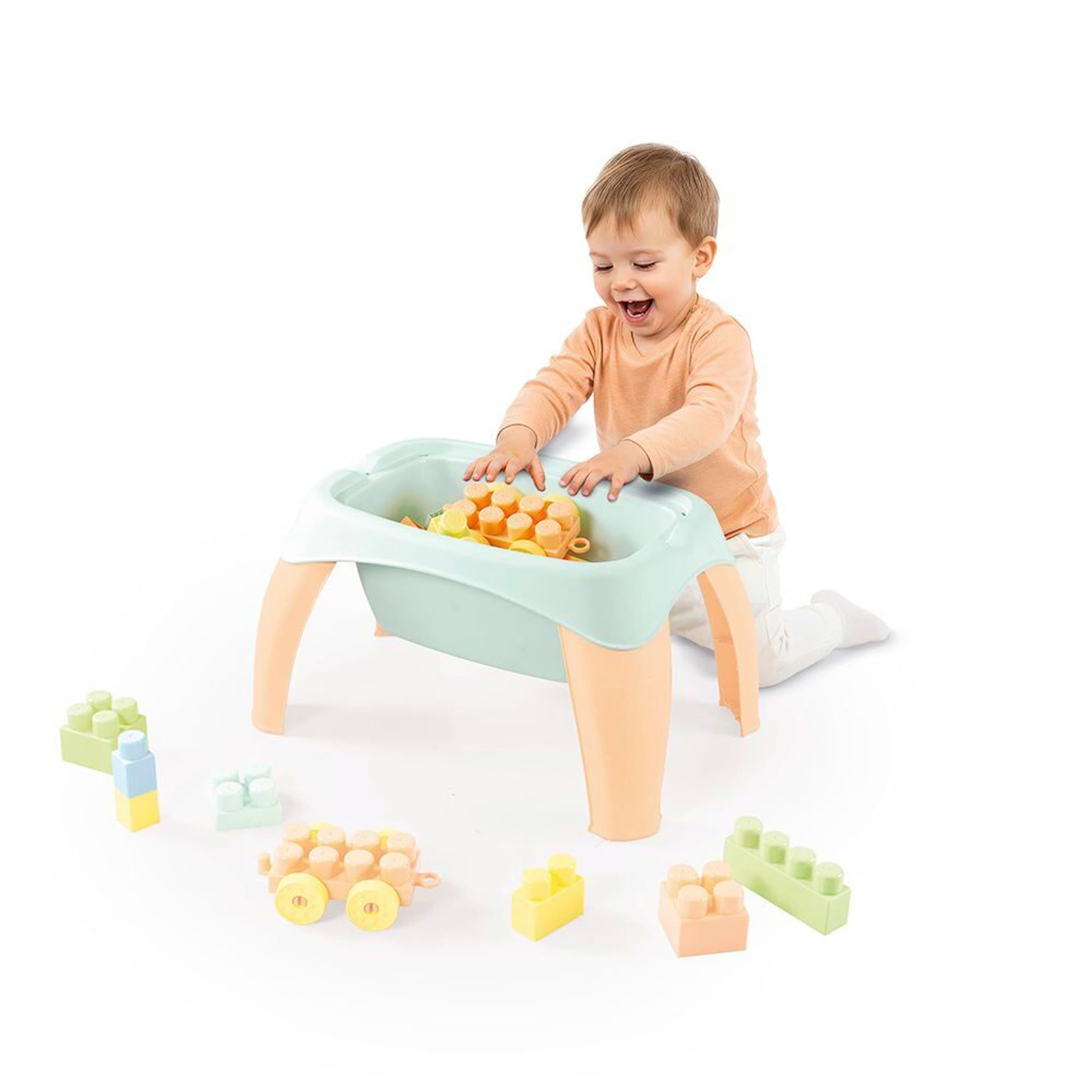 Dolu Activity-Spieltisch mit 30 Bausteinen