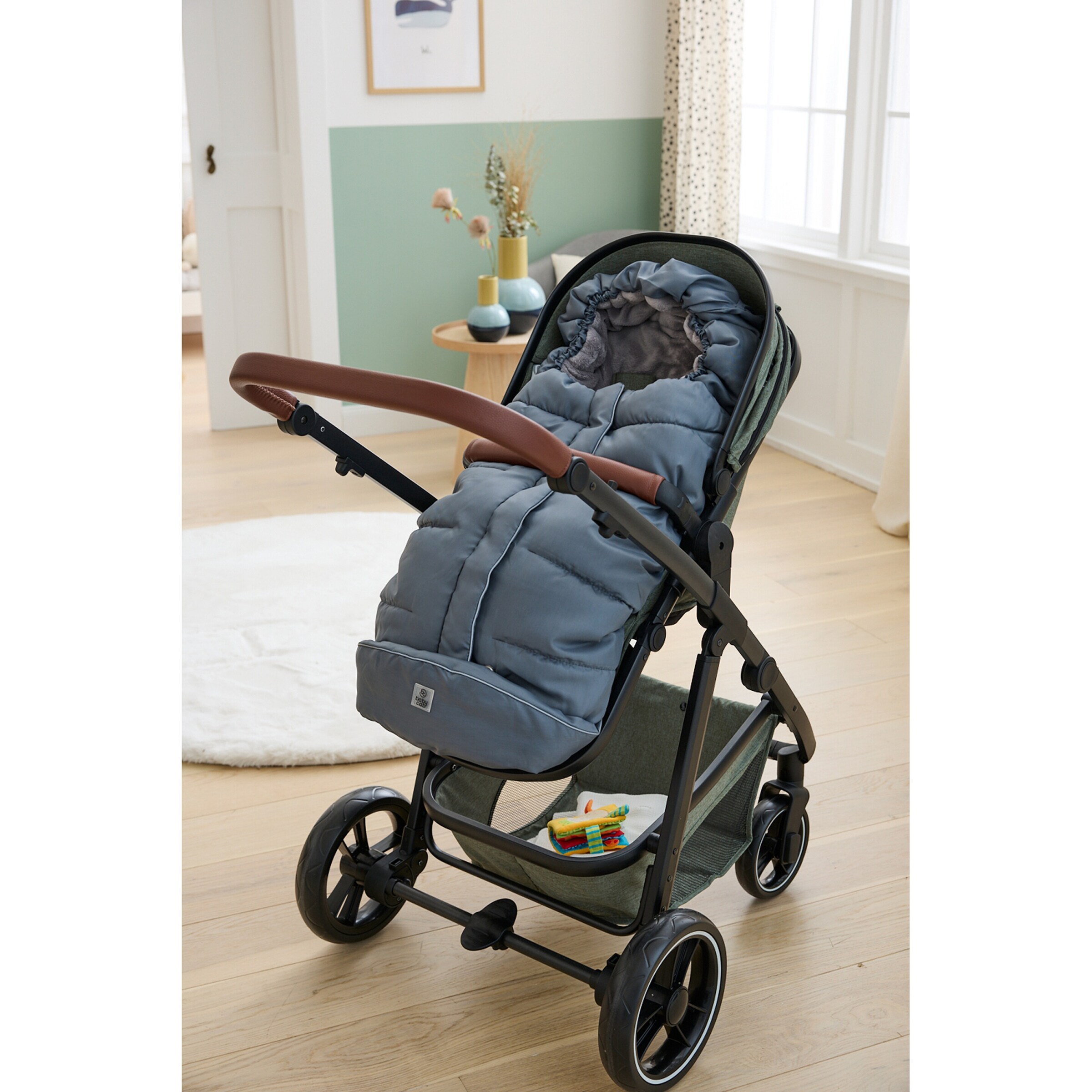 Babycab Winterfußsack Lahti für Kinderwagen grau