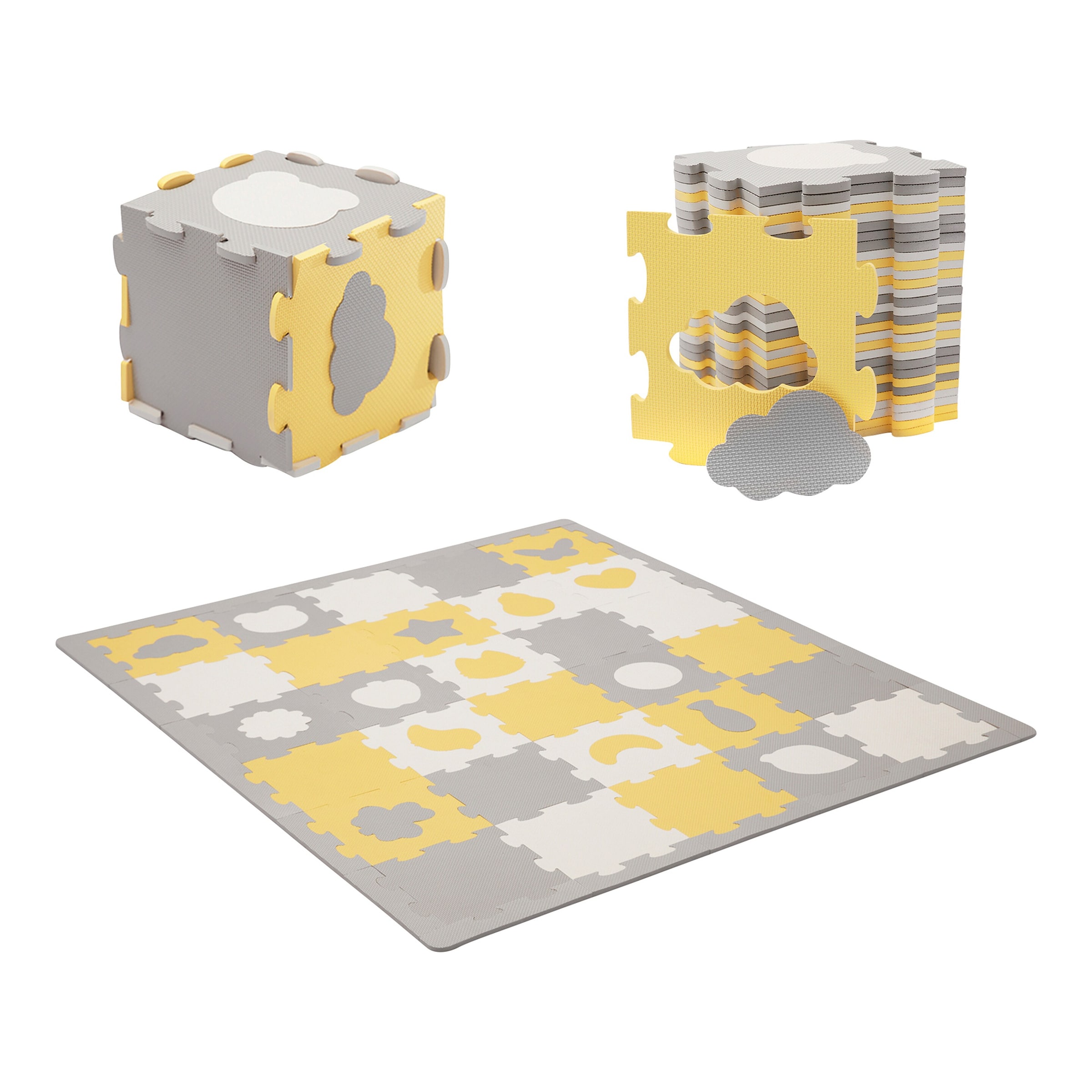 Kinderkraft Puzzlematte LUNO SHAPES