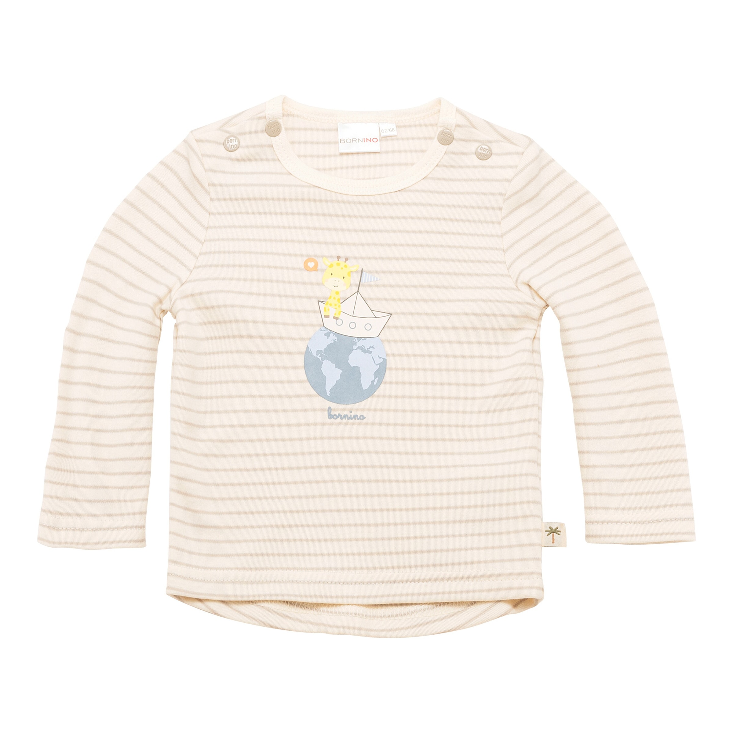 Bornino Sunny Adventure Shirt langarm Ringel Sunny Adventure