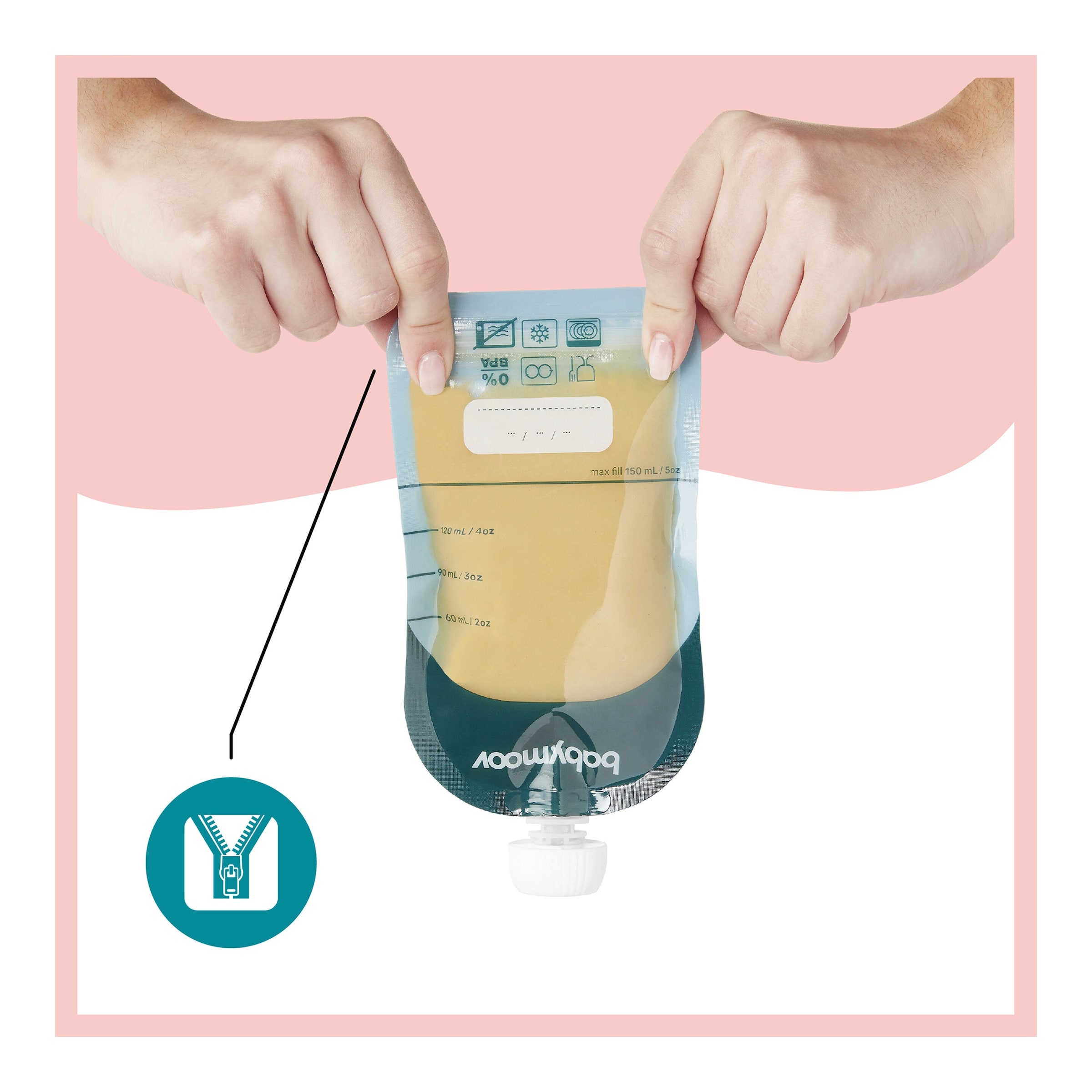 Babymoov 20er-Pack ISY Quetschbeutel