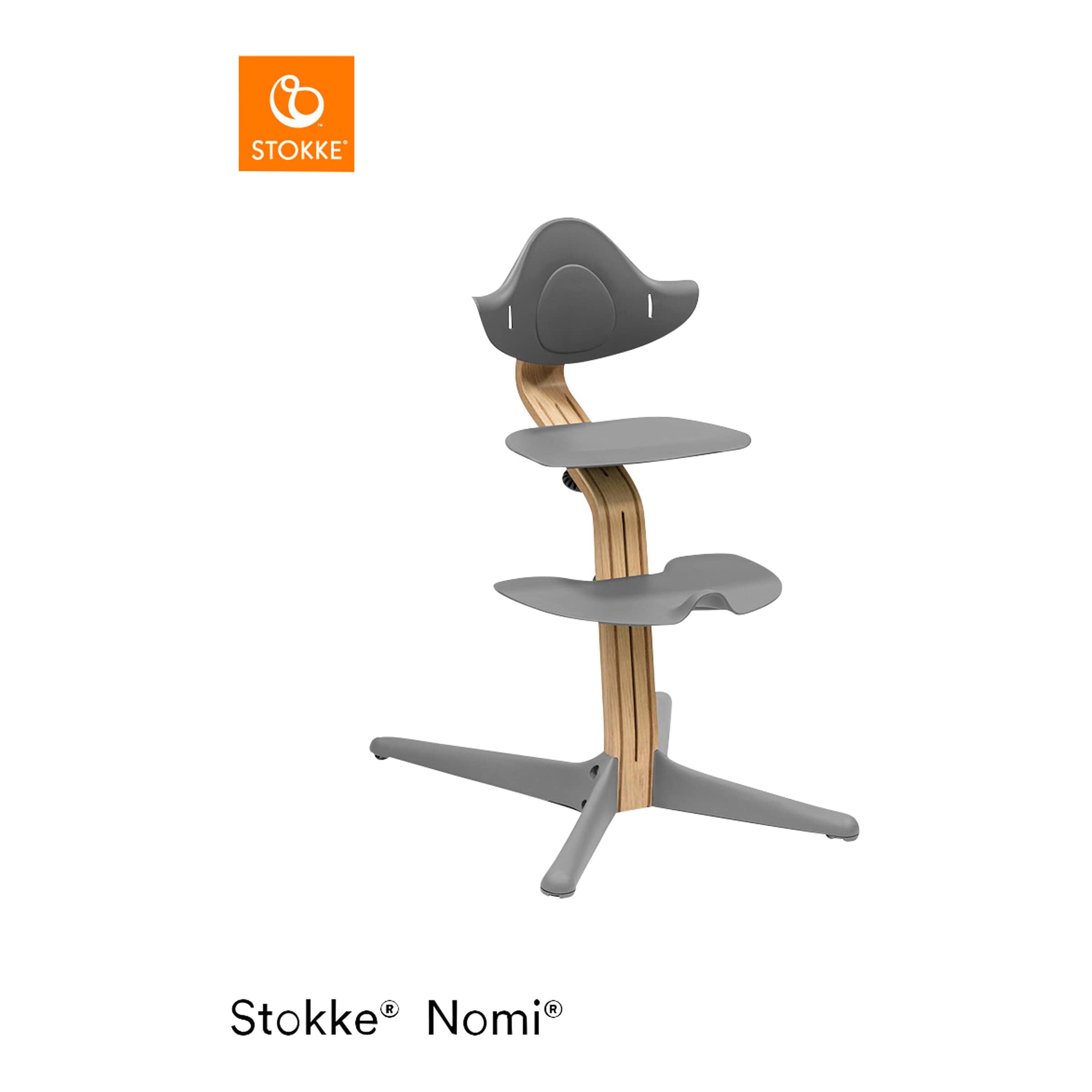 Stokke® Nomi Bundle Hochstuhl Eiche inkl. Babyset