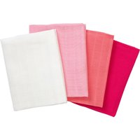 Bornino Lieblinge 4er-Pack Mullwindeln 80x80 cm