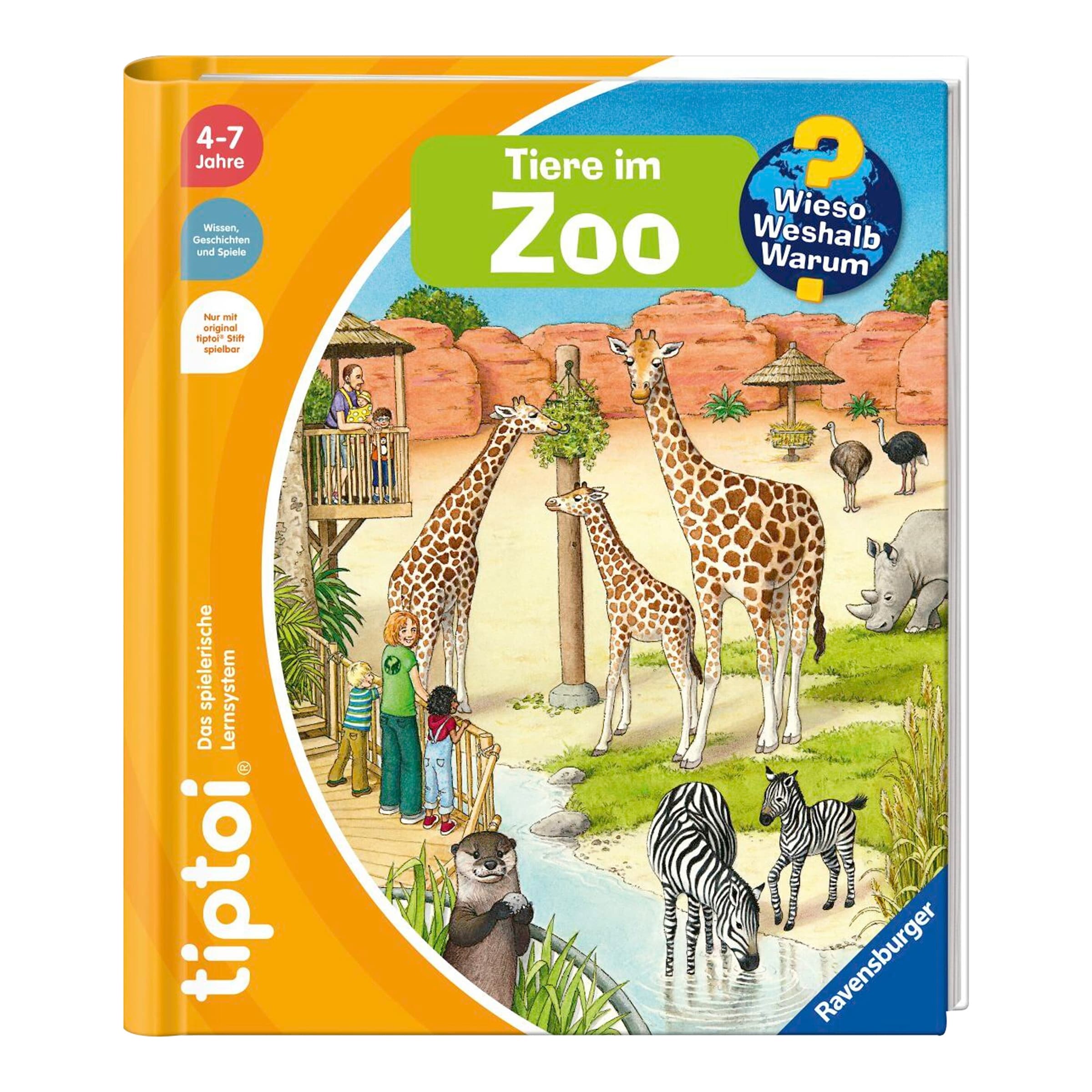 Ravensburger Tiptoi Sachbuch Wieso? Weshalb? Warum? Tiere im Zoo