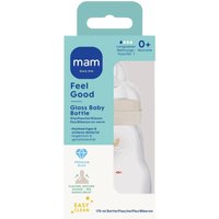 Mam Babyflasche Feel Good matt, Glas, 170 ml, ab 0M