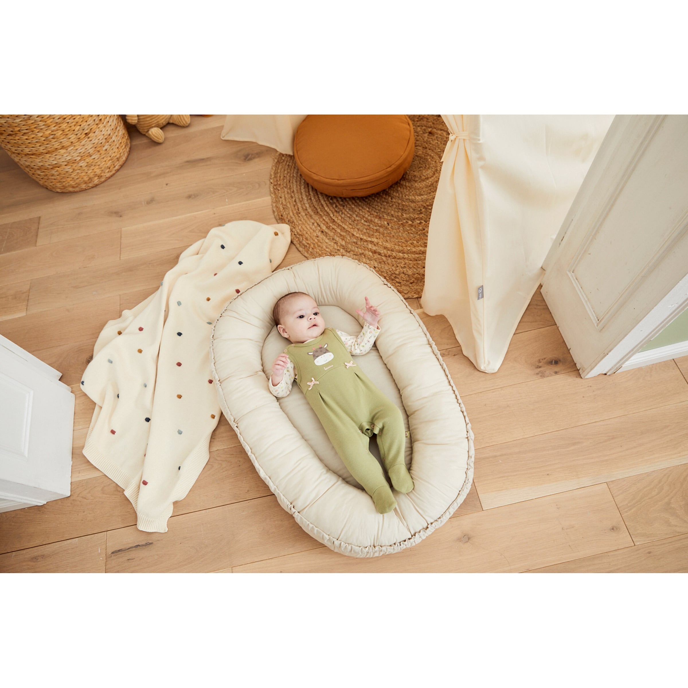 Bornino Home Babydecke Dots 80x100 cm