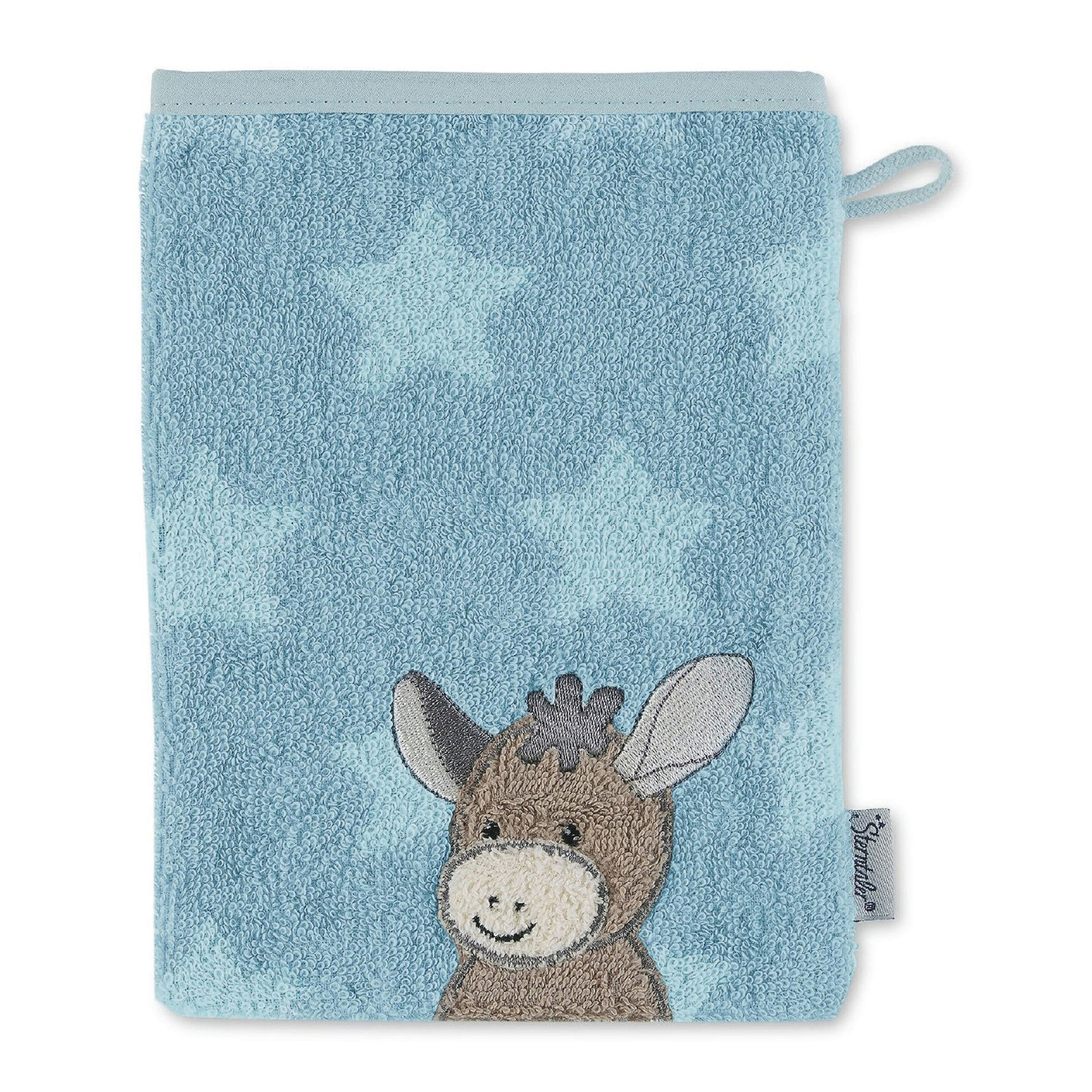 Sterntaler Waschlappen blau