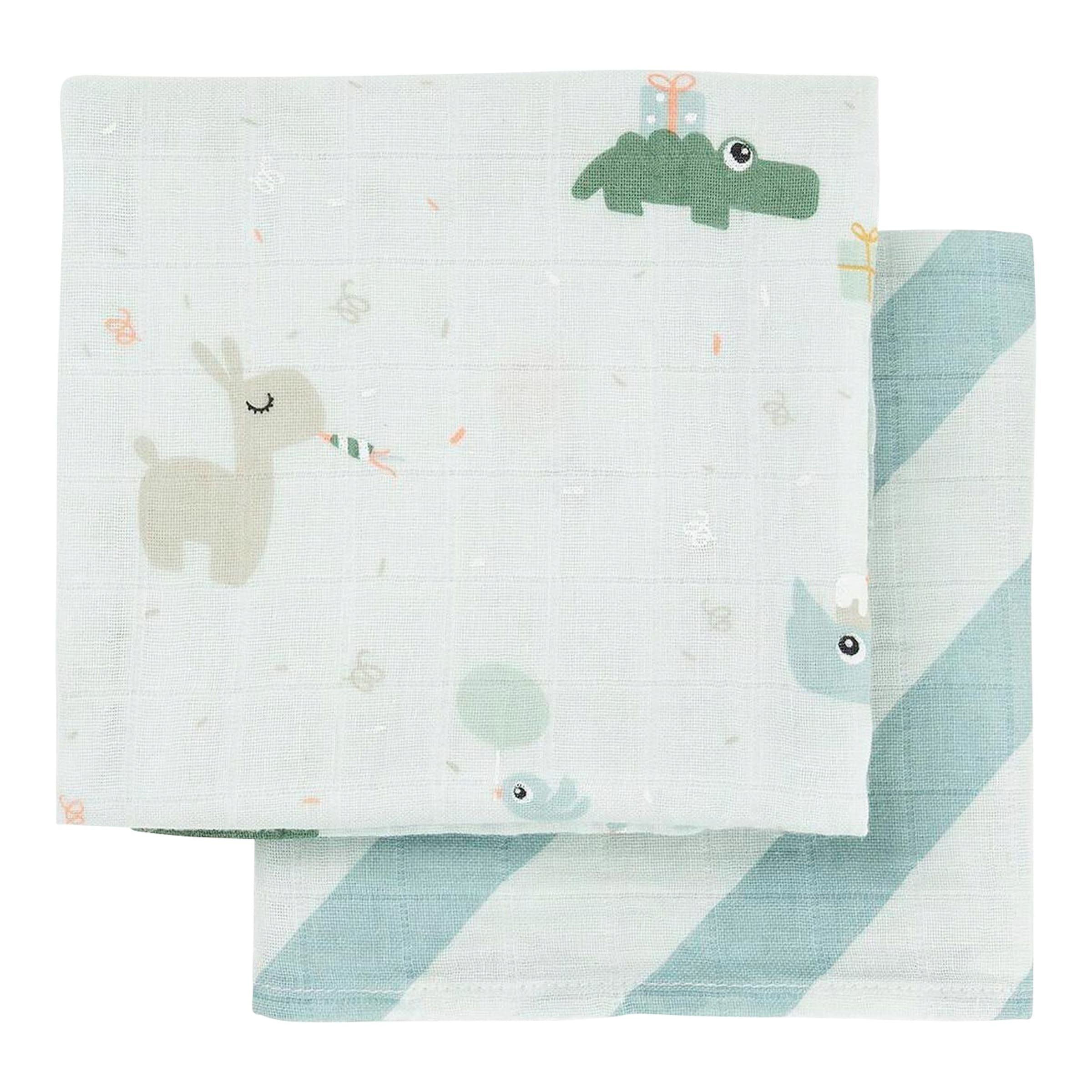 Done By Deer 2er-Pack Mullwindeln 65x65 cm