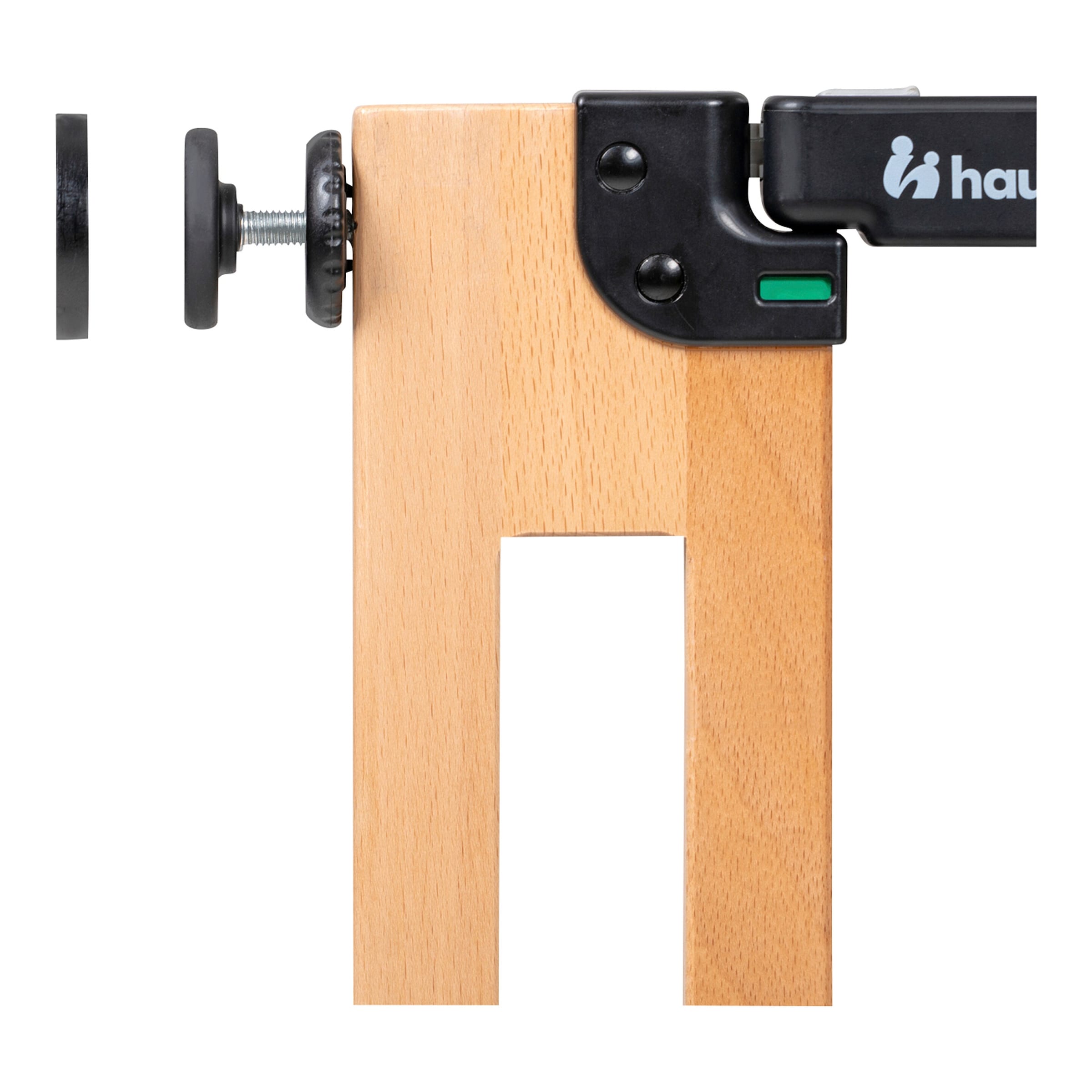 Hauck Tür- und Treppenschutzgitter Clear Step Easyclose Eco, 75-80 cm