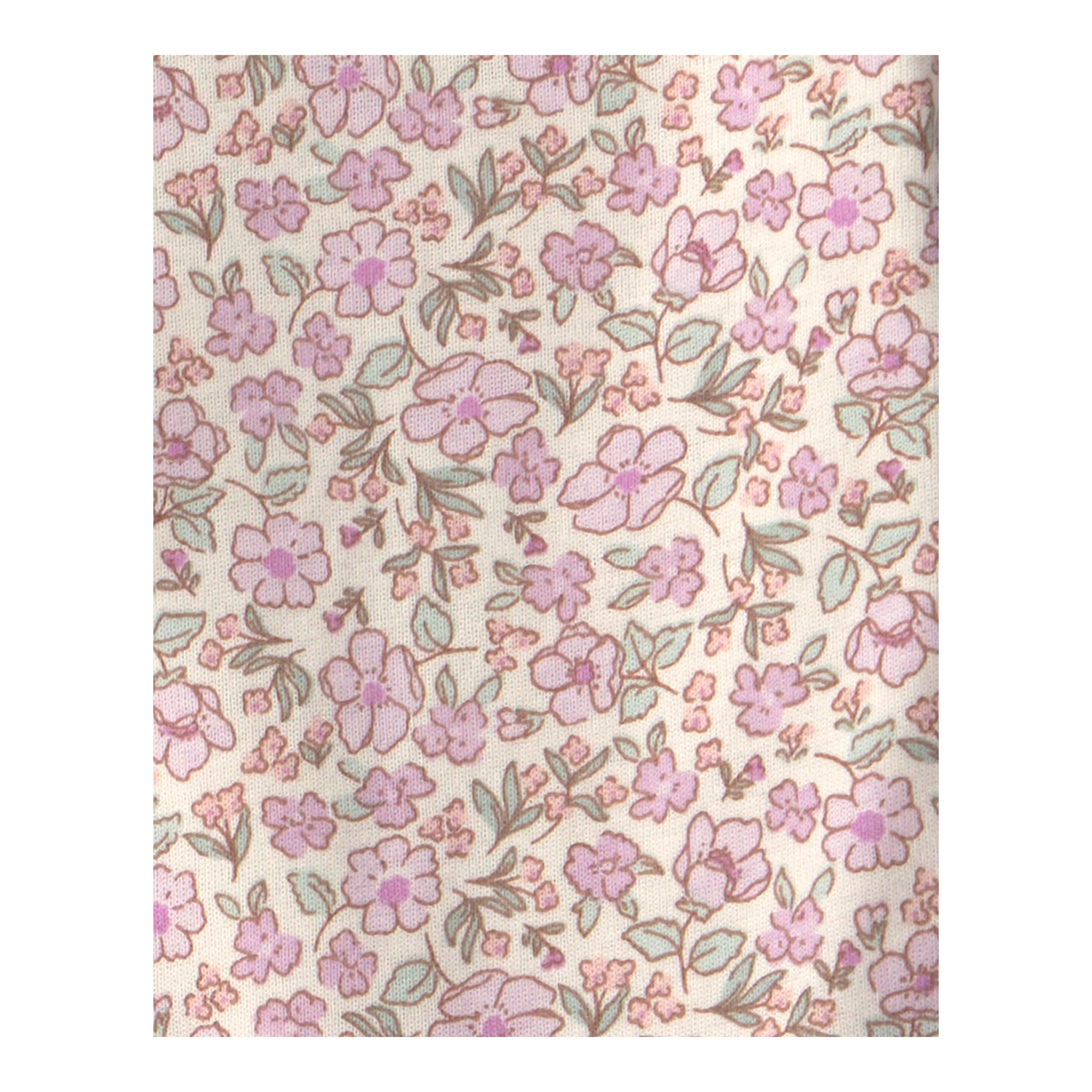 Carter's 3-tlg. Set Body kurzarm, Body langarm und Leggings Blumen Rippqualität