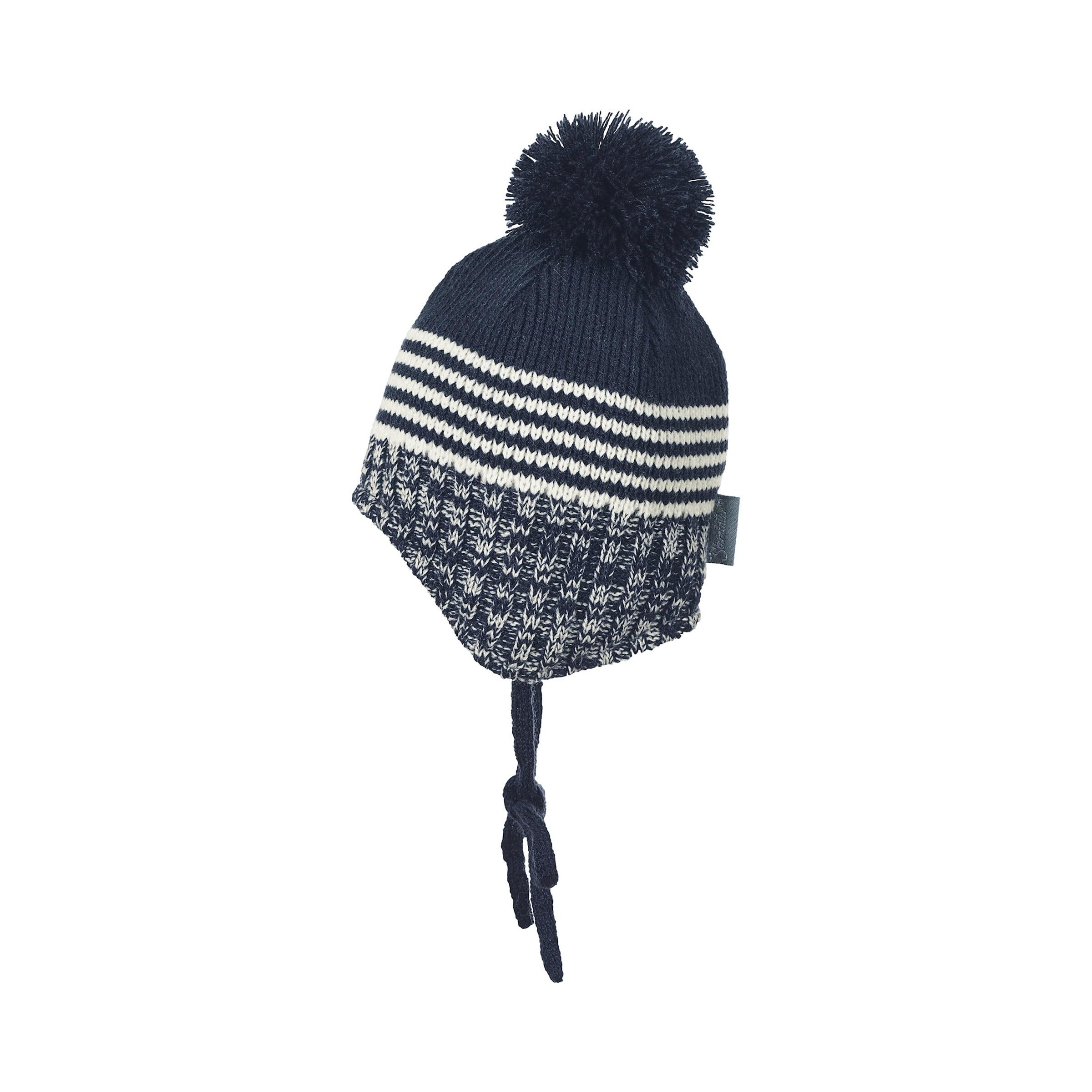 Sterntaler Wintermütze Strick Bommel
