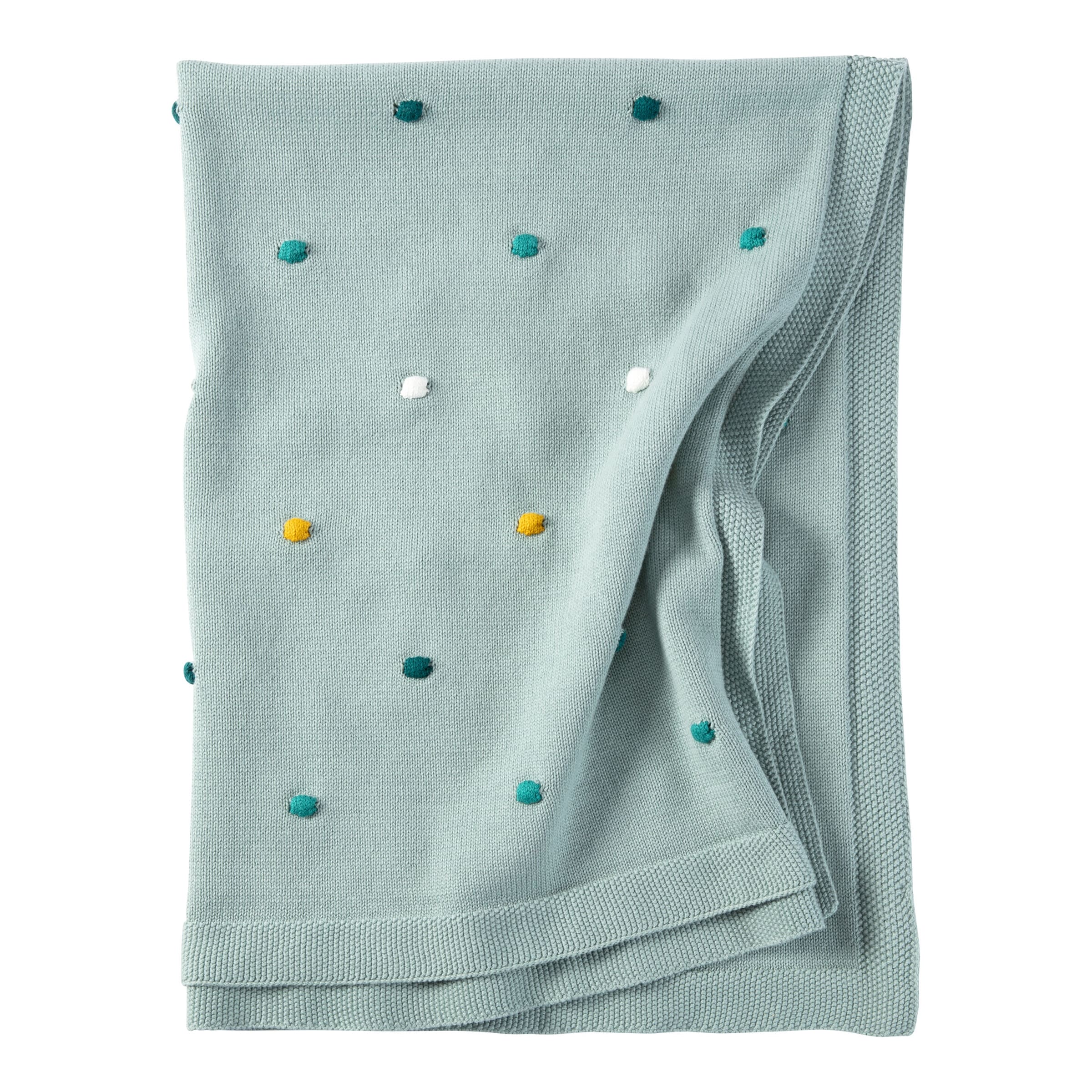 Bornino Home Babydecken-Set mit Greifling Elefant 80x100 cm