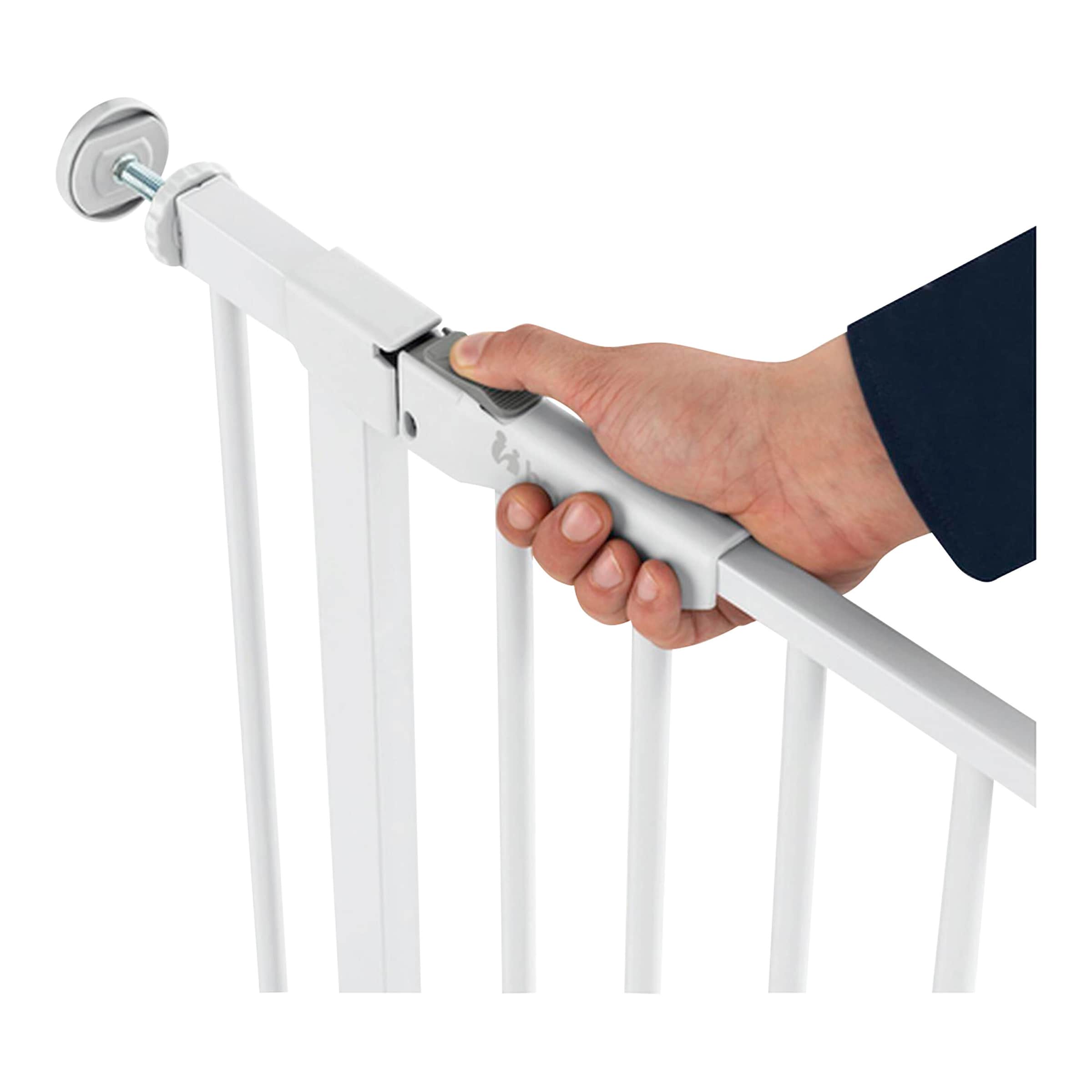 Hauck Tür- & Treppenschutzgitter Clear Step Autoclose 2 inkl. Verlängerung 21 cm, 96-101 cm
