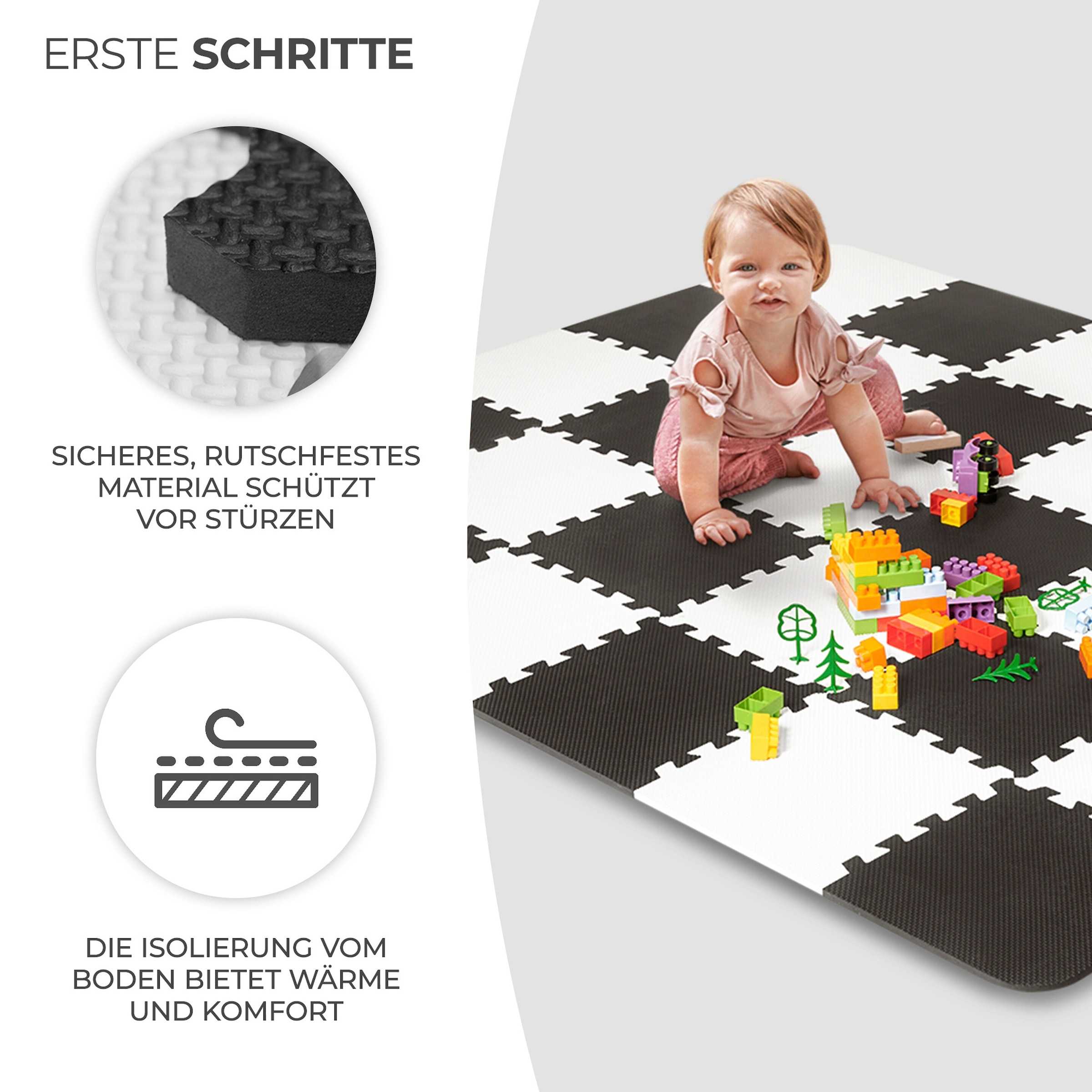 Kinderkraft Puzzlematte LUNO SHAPES