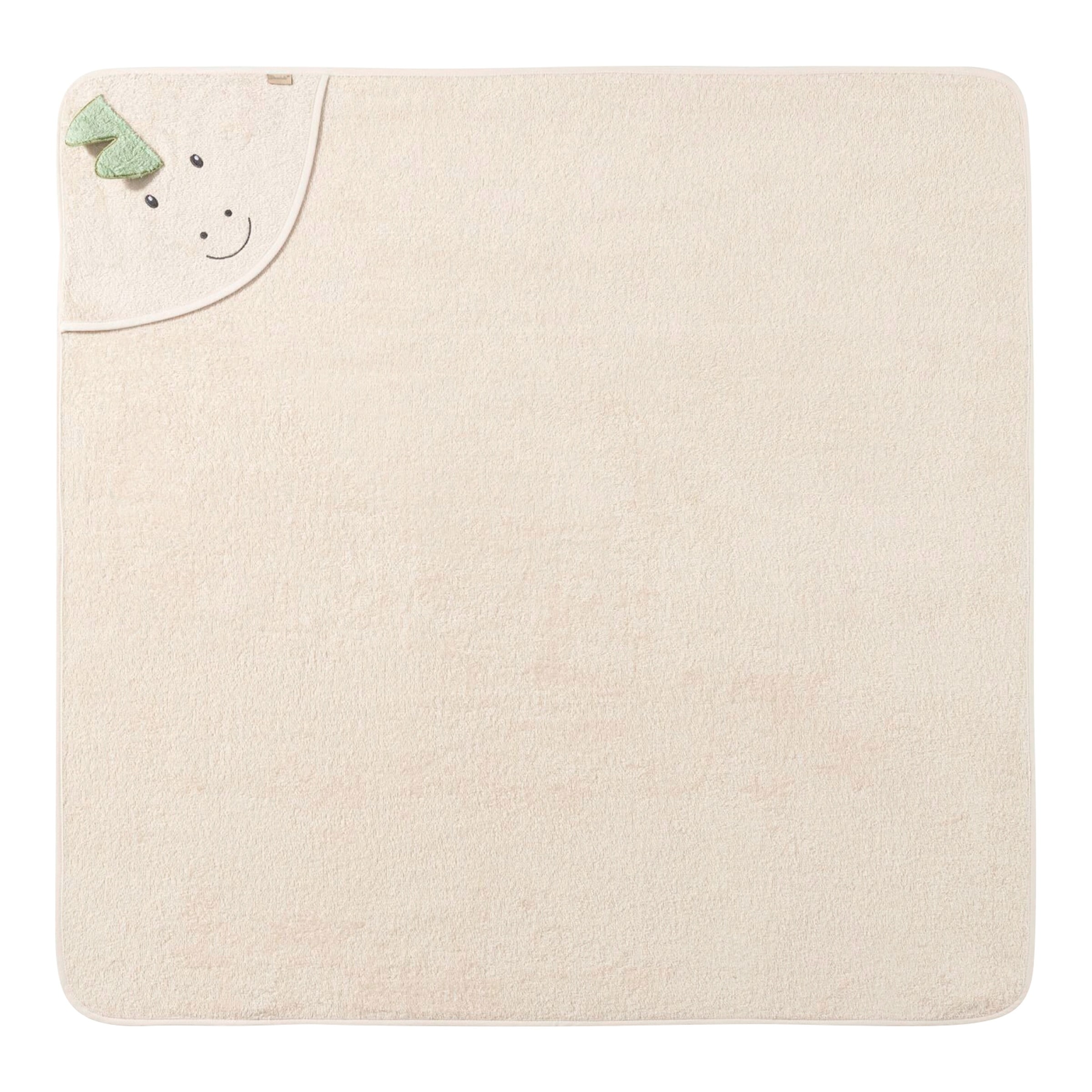 Sterntaler Kapuzenbadetuch mit Applikation 100x100 cm beige