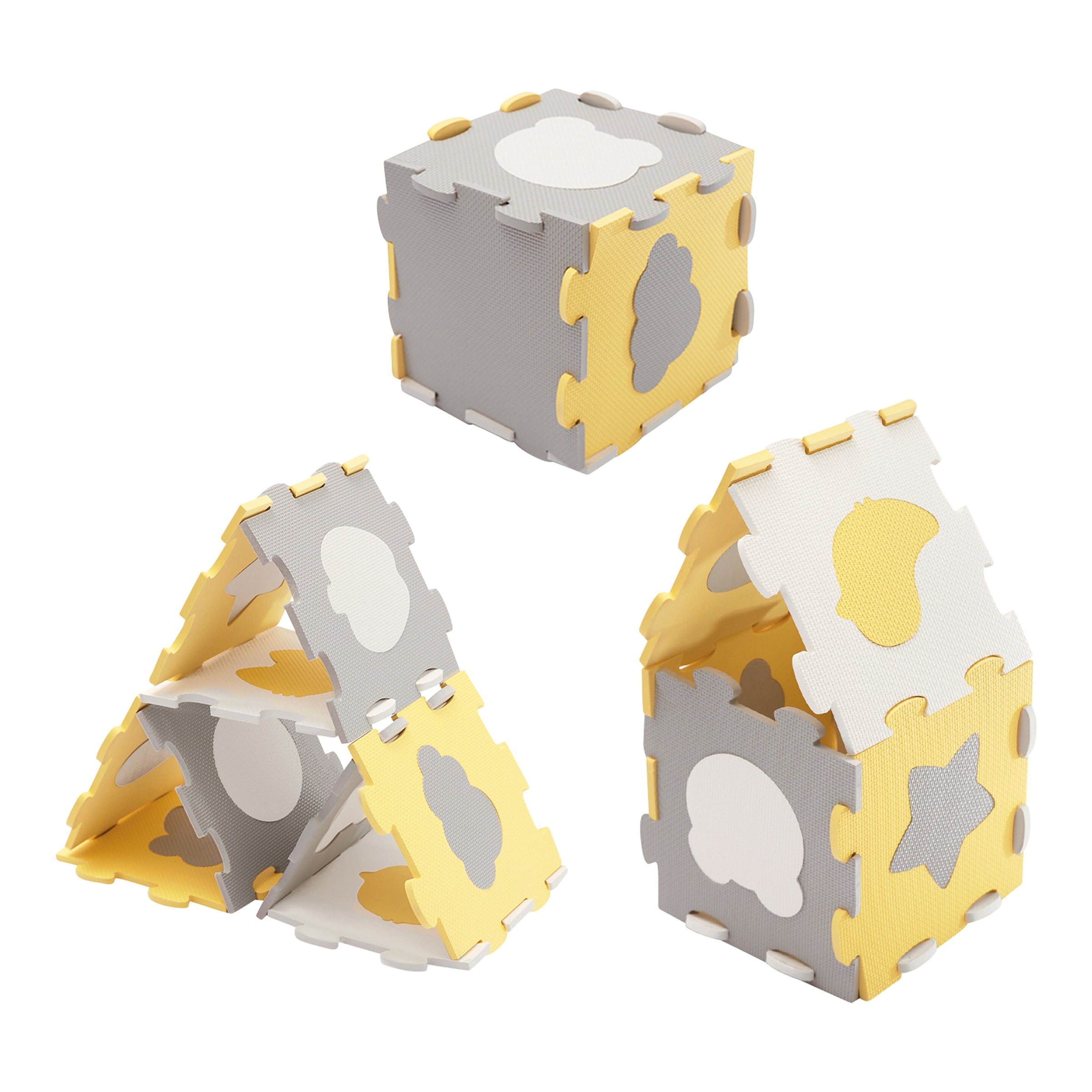 Kinderkraft Puzzlematte LUNO SHAPES