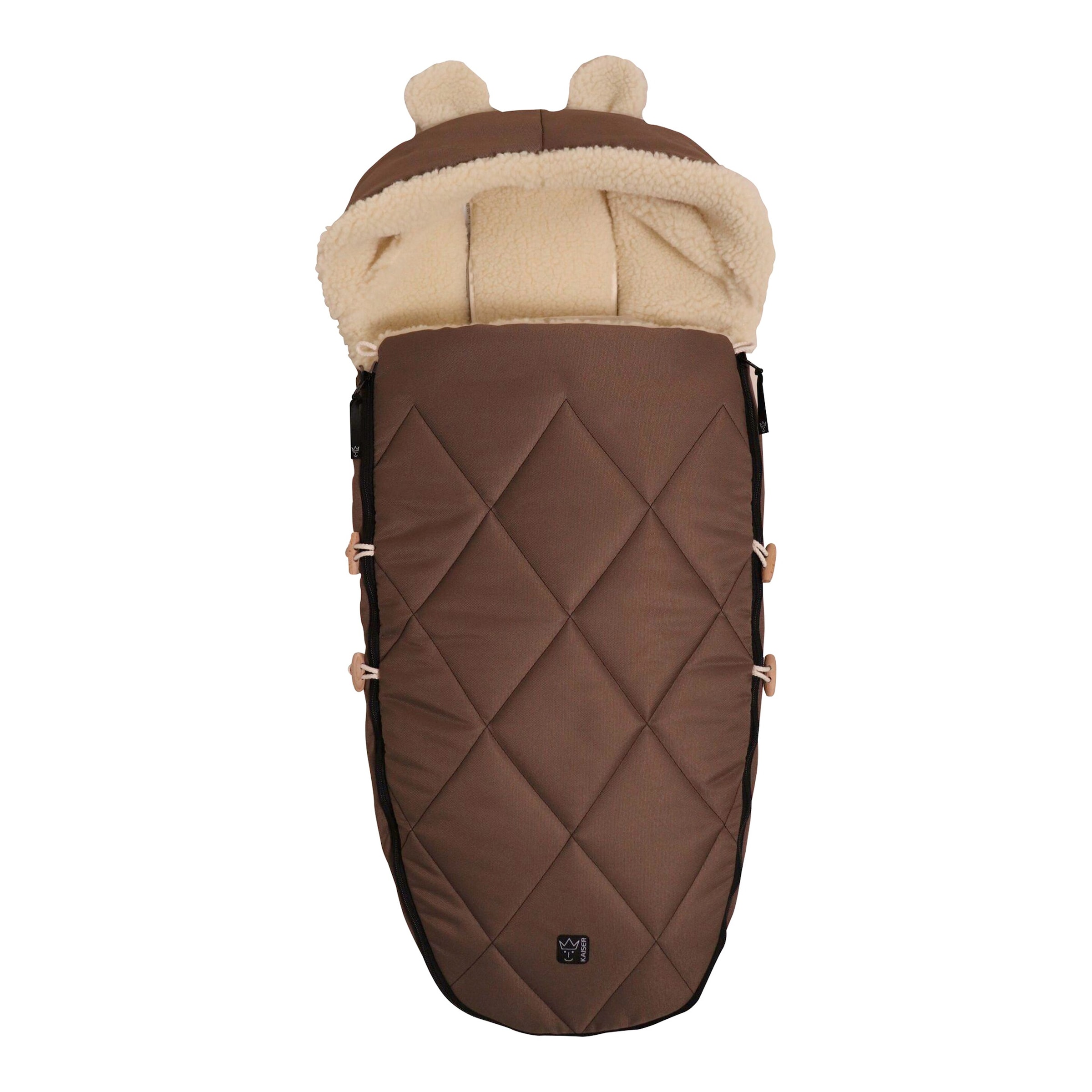 Kaiser Winterfußsack XL EARS WOOL grün