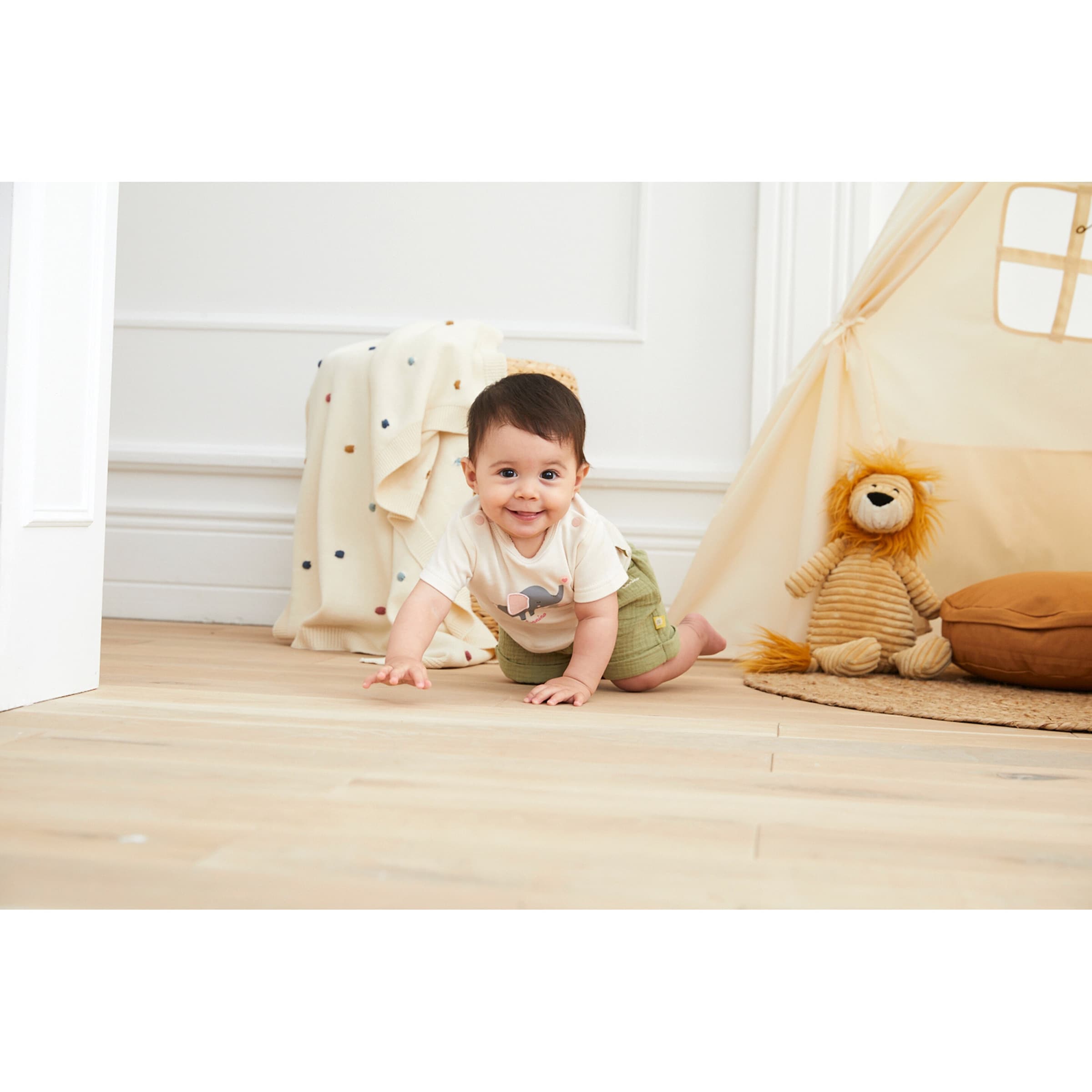 Bornino Home Babydecke Dots 80x100 cm