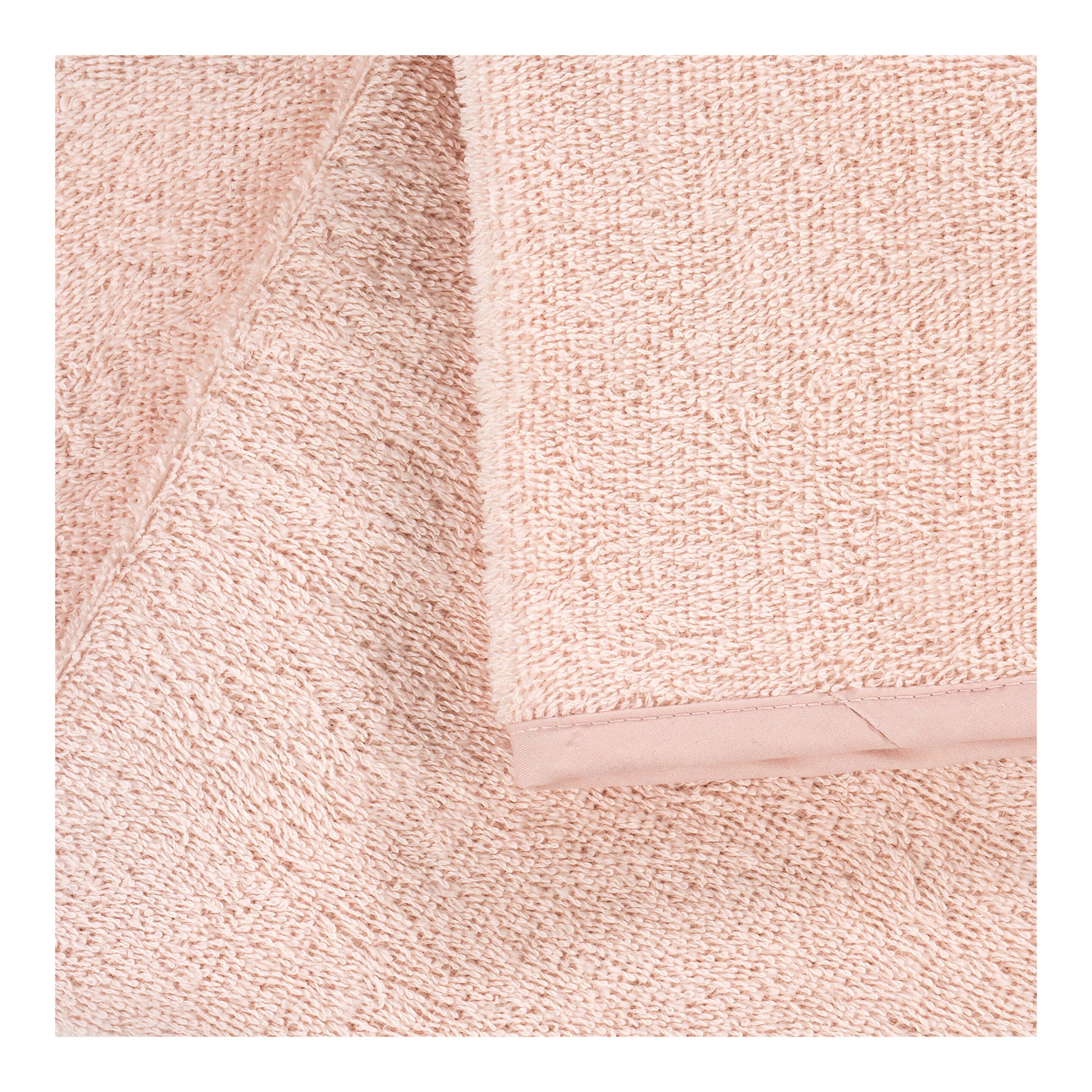 Fehn Kapuzenbadetuch 80x80 cm rosa