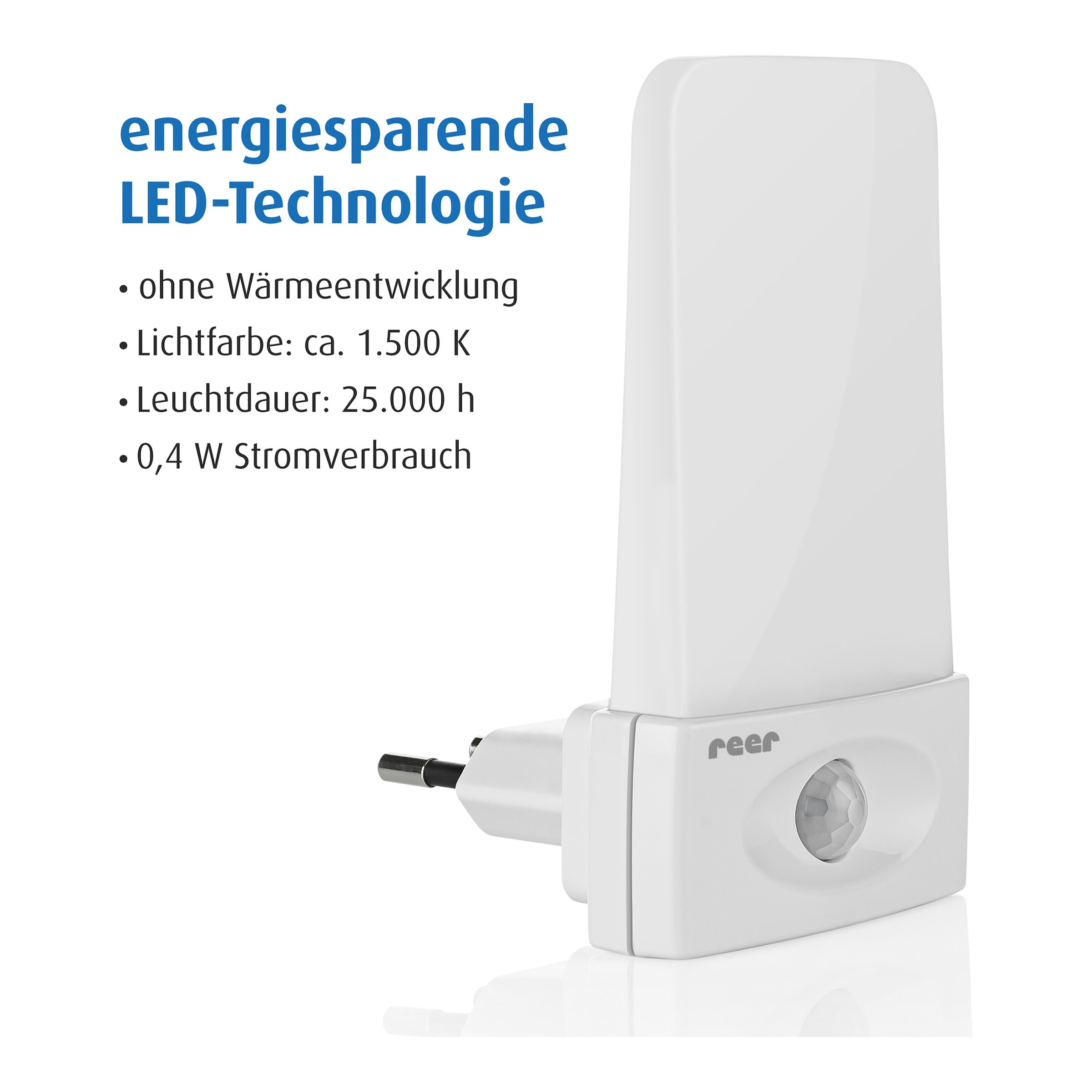 Reer LED-Nachtlicht NightGuide mit Bewegungssensor