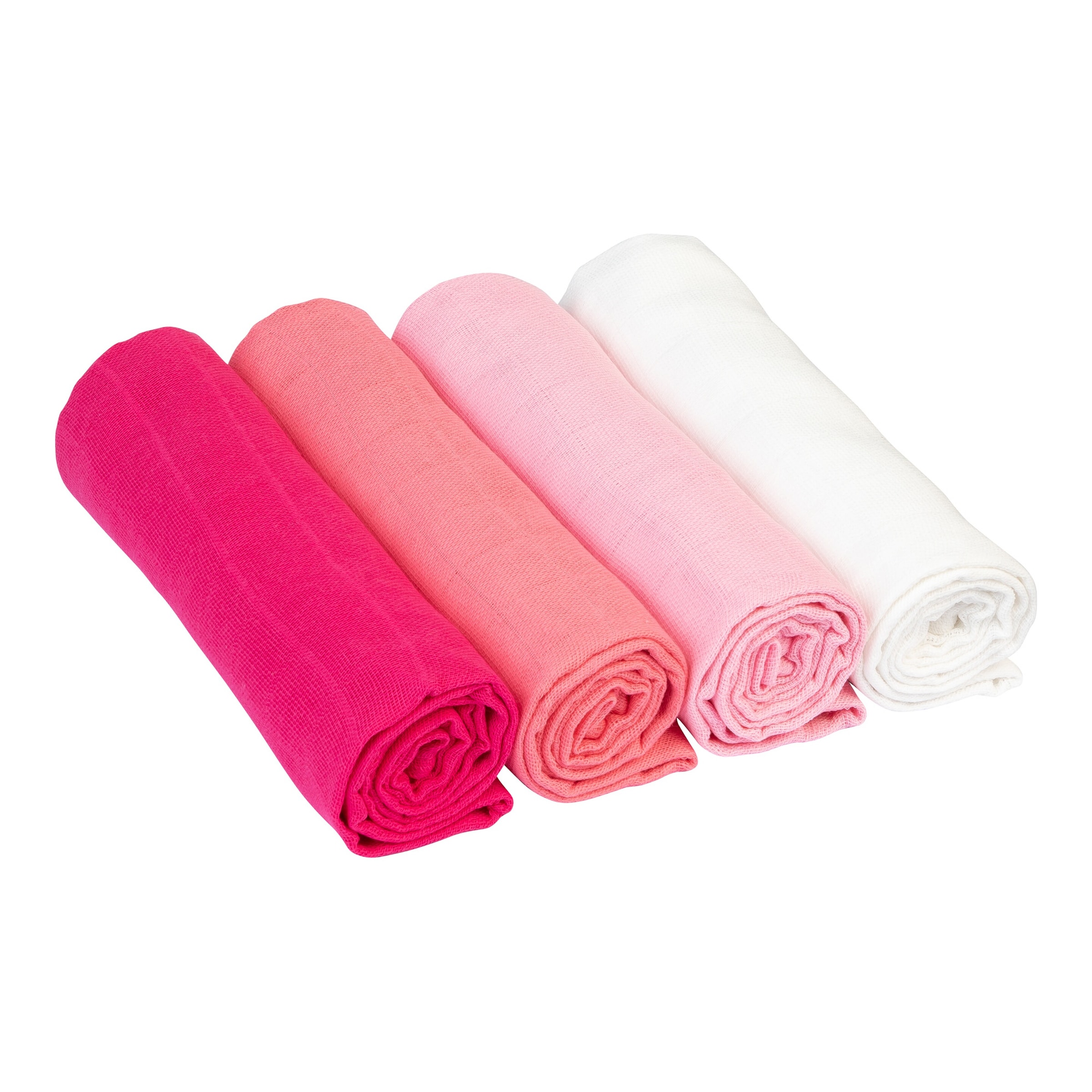 Bornino Lieblinge 4er-Pack Mullwindeln 80x80 cm
