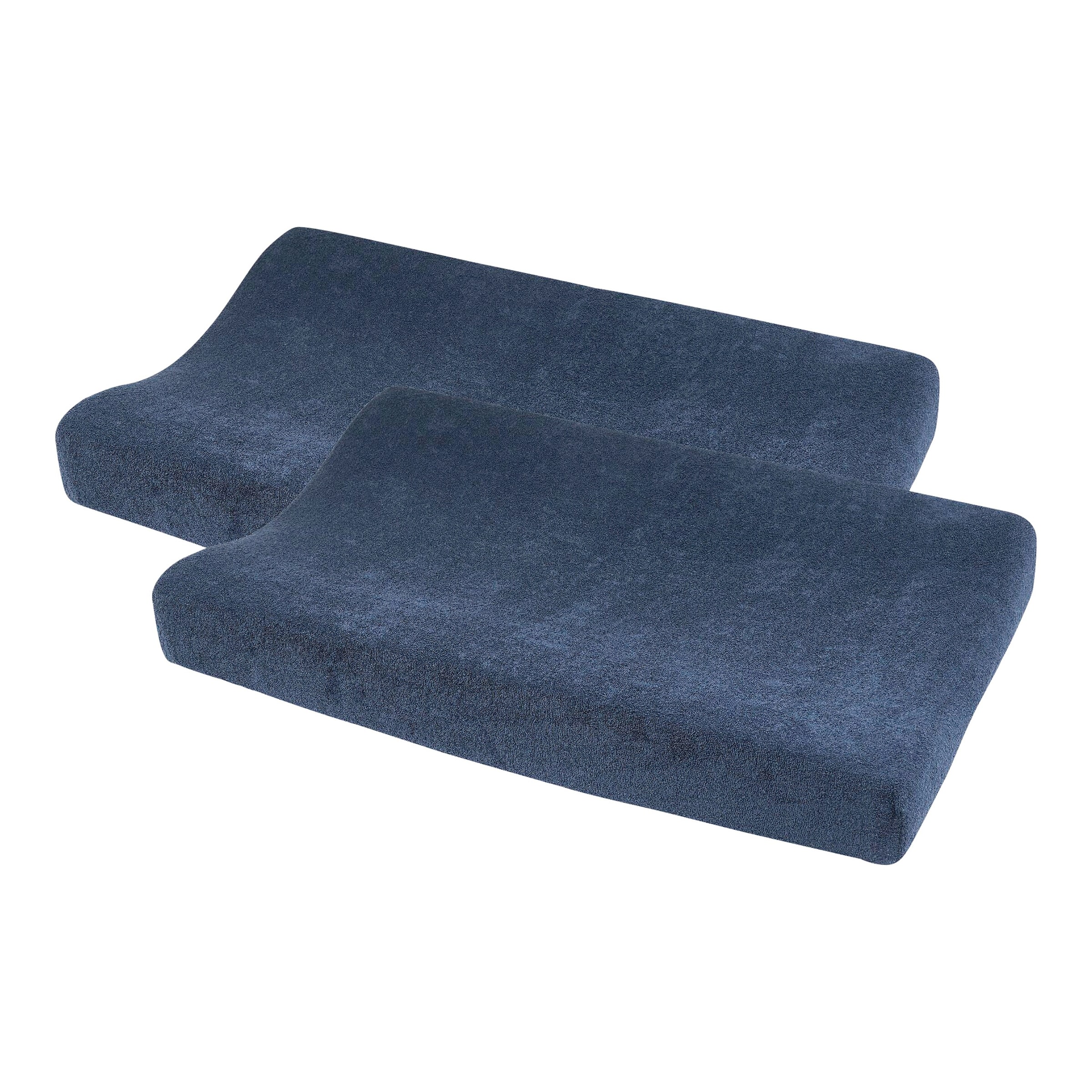 Meyco Baby 2er-Pack Wickelauflagenbezug Frottee 50x70 cm