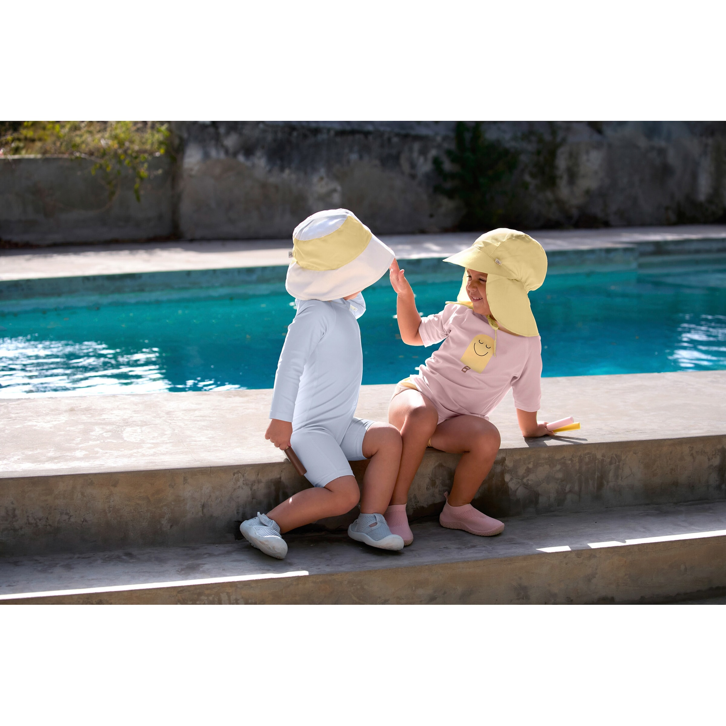 Lässig Schwimmanzug lang mit UV-Schutz Eis