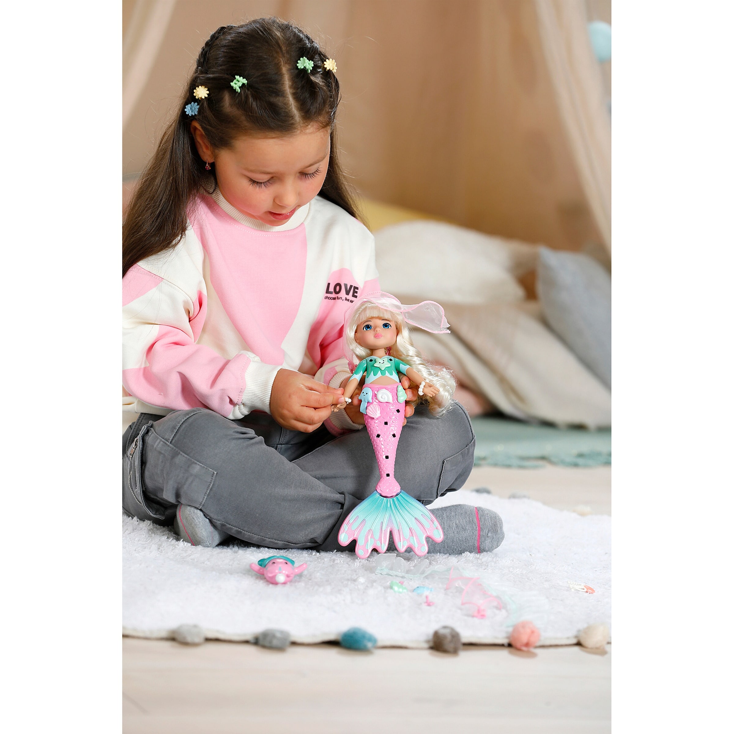 Zapf Creation Baby Born Puppe Meerjungfrau Glam Up Sparkle
