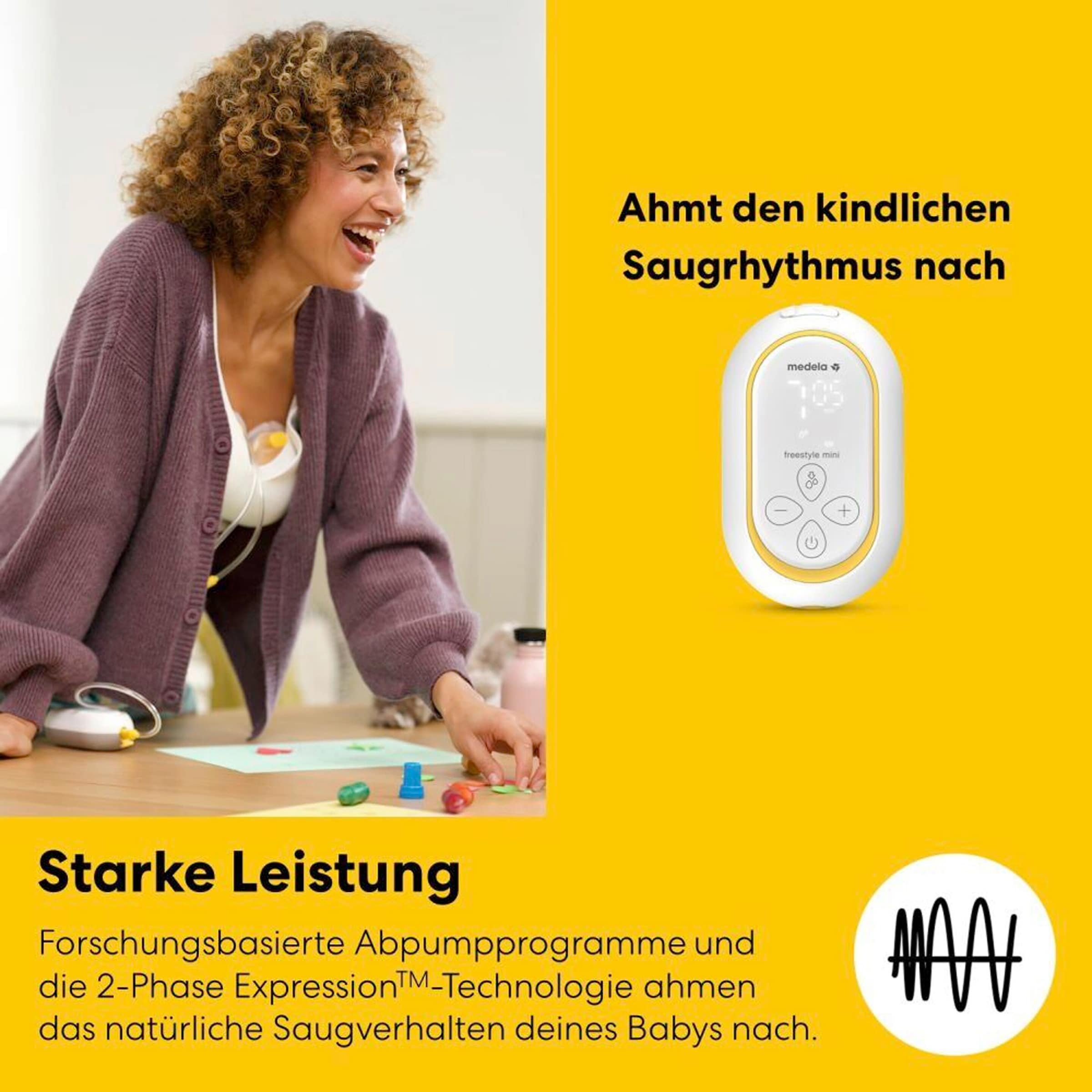Medela Elektrische Milchpumpe Freestyle Mini, tragbar