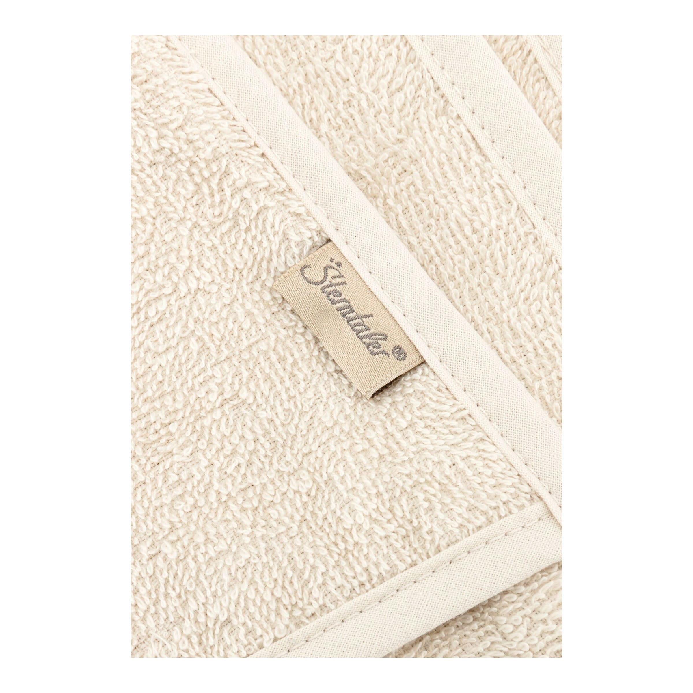 Sterntaler Kapuzenbadetuch mit Applikation 100x100 cm beige