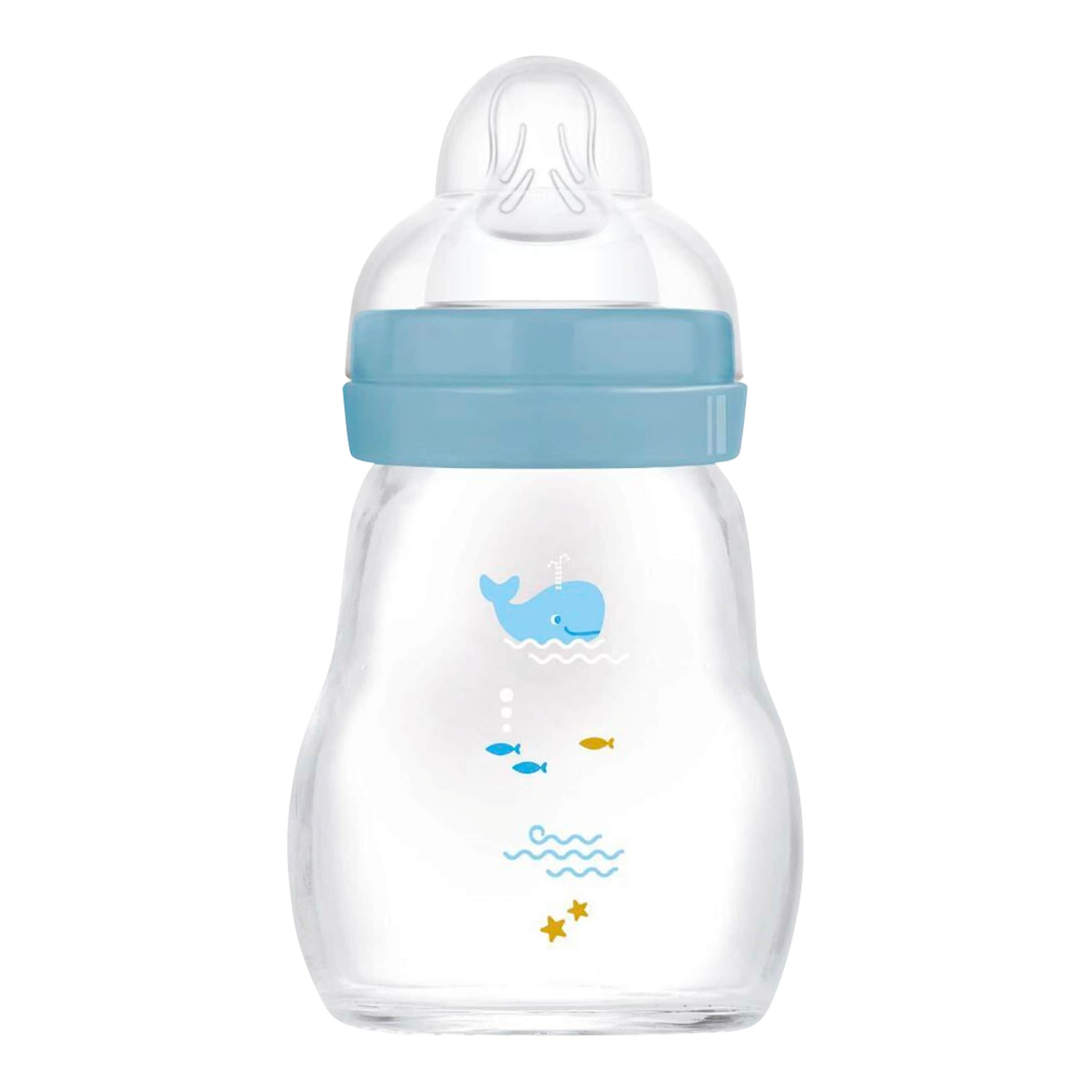 Mam Babyflasche Feel Good matt, Glas, 170 ml, ab 0M