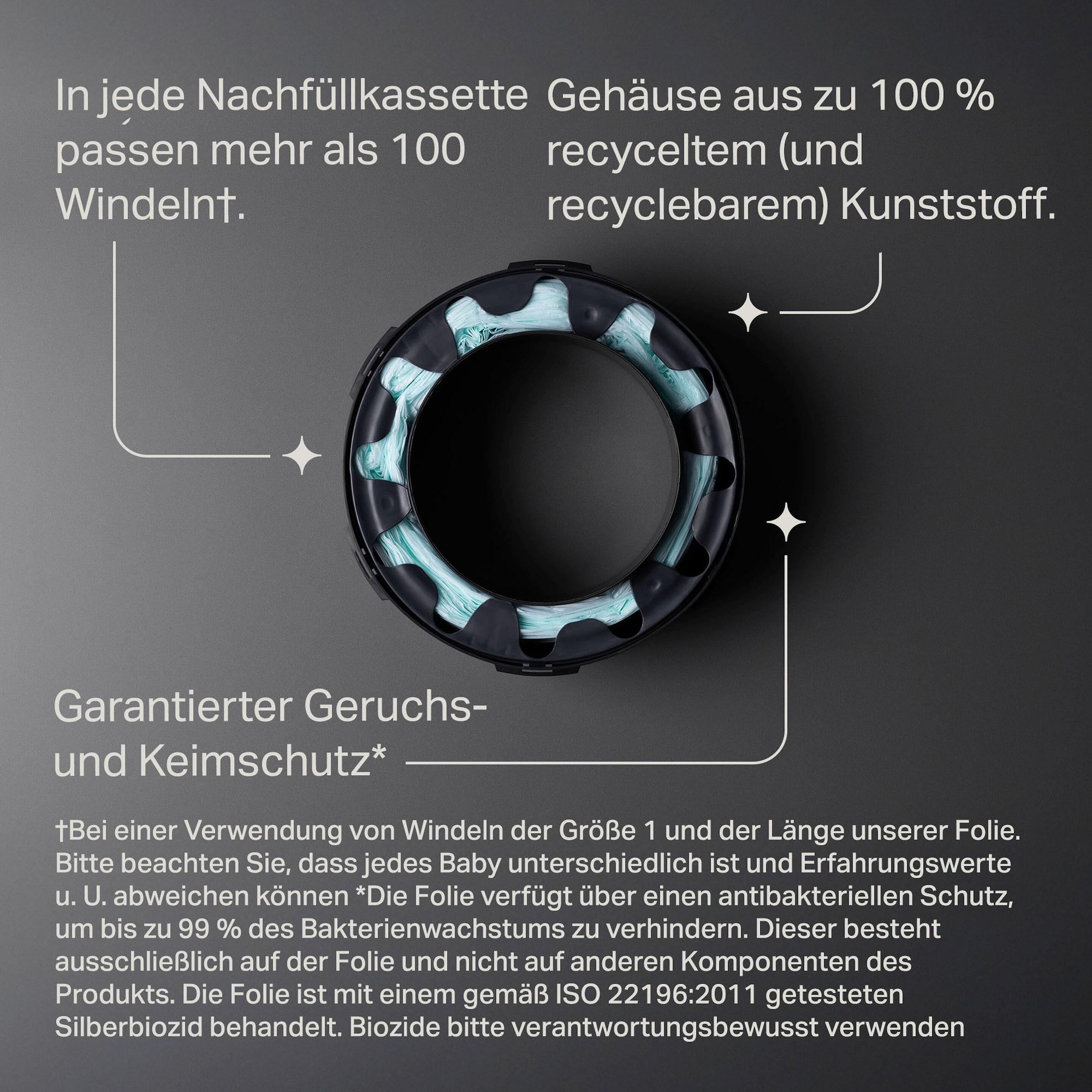 Tommee Tippee Twist & Click 18er-pack Nachfüllkassetten für Twist & Click
