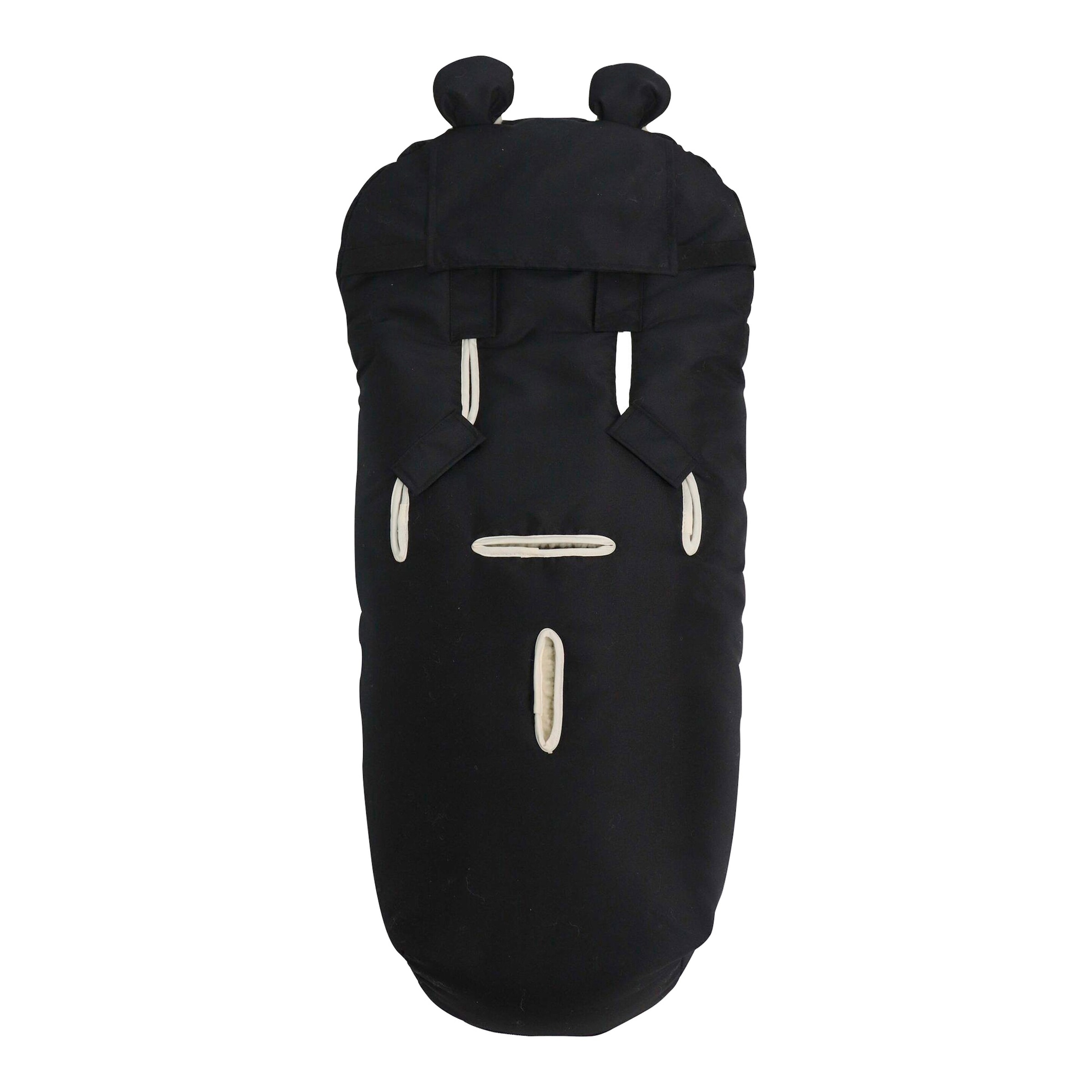 Kaiser Winterfußsack XL EARS WOOL schwarz