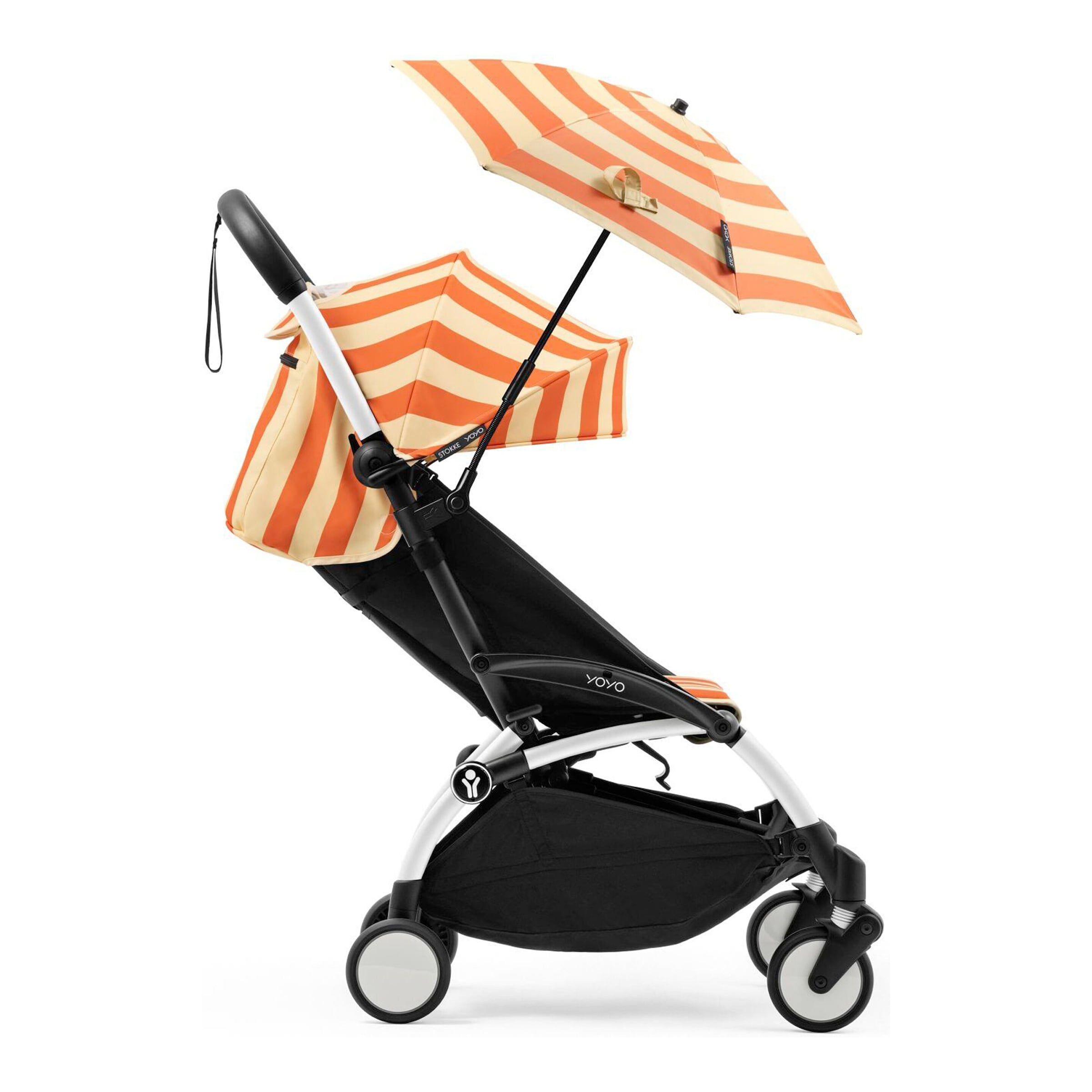 Stokke® yoyo3 Buggy inkl. Sommerset orange | weiß