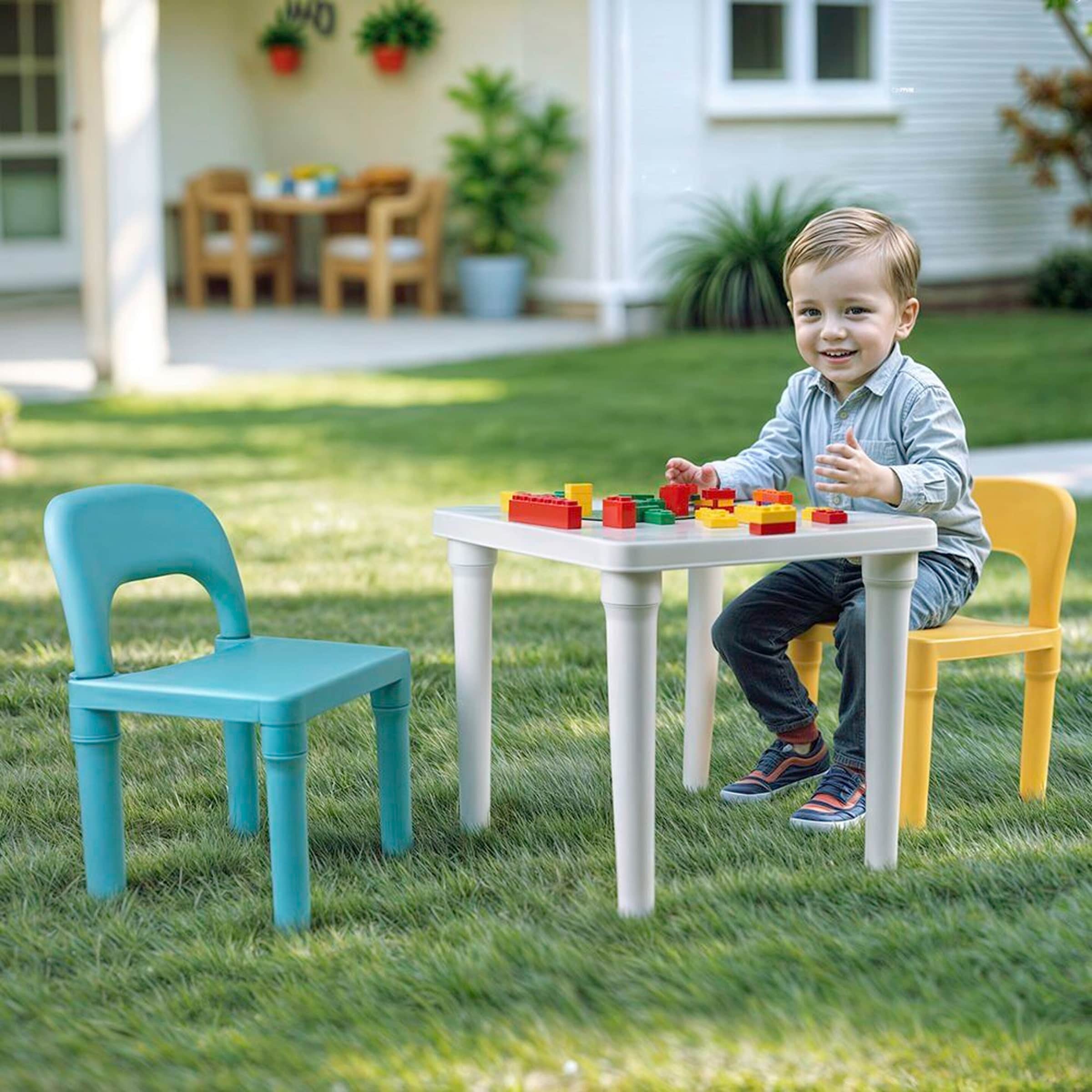 Dolu Kindersitzgarnitur Tisch & 2 Stühle