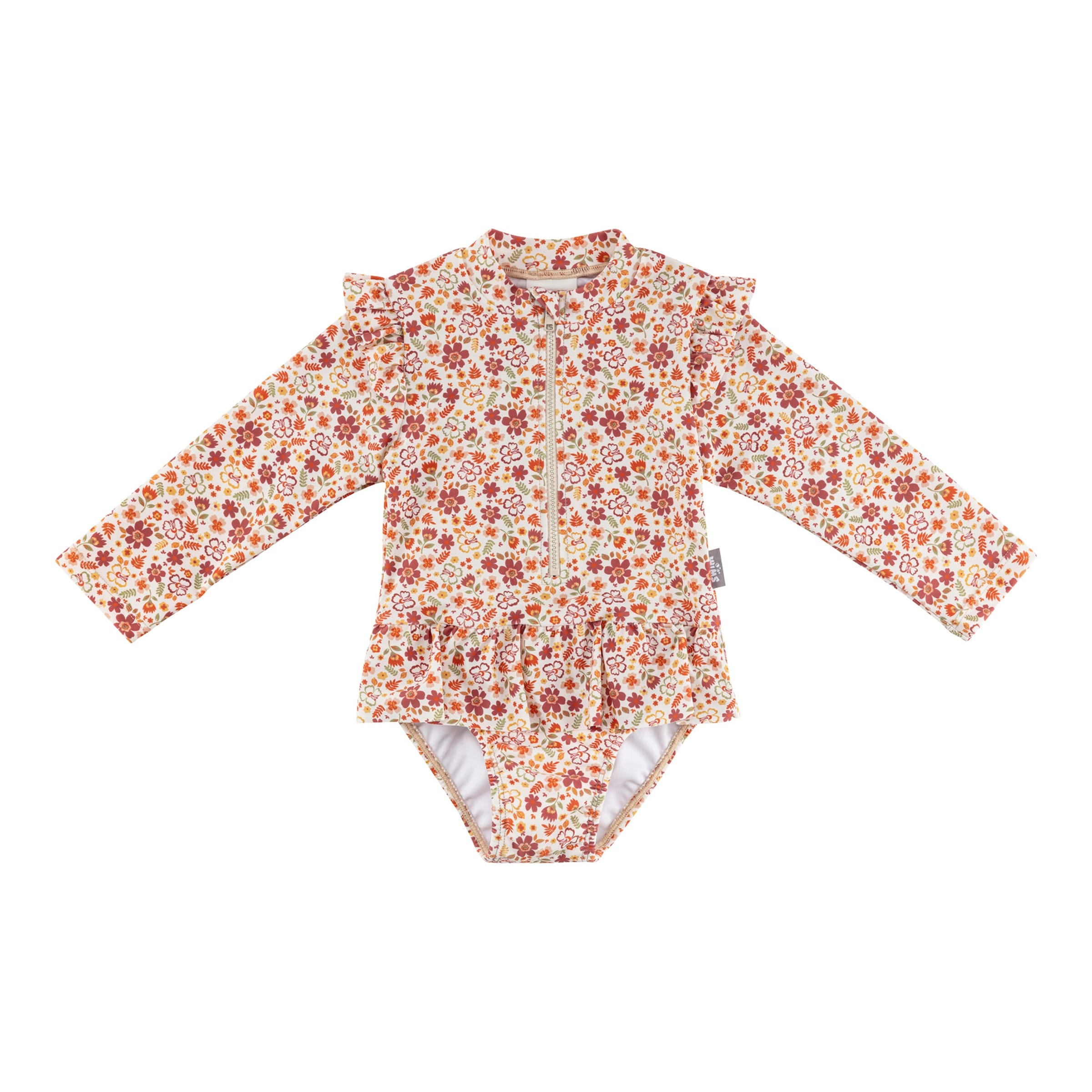 Sterntaler Badeanzug langarm mit UV-Schutz Blumen