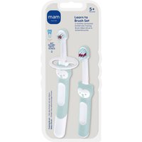 Mam 2-tlg. Baby-Zahnbürsten-Set Learn to Brush