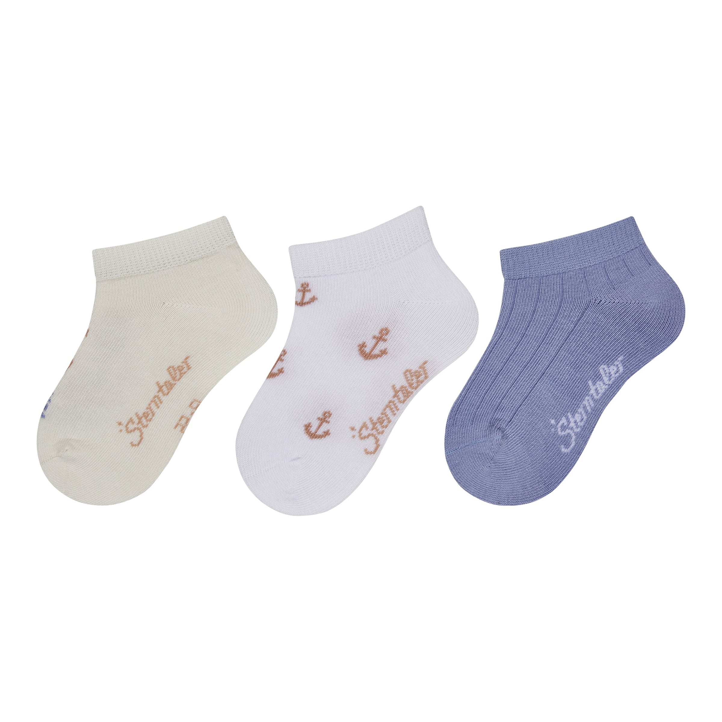 Sterntaler 3er-Pack Sneakersocken Hippo