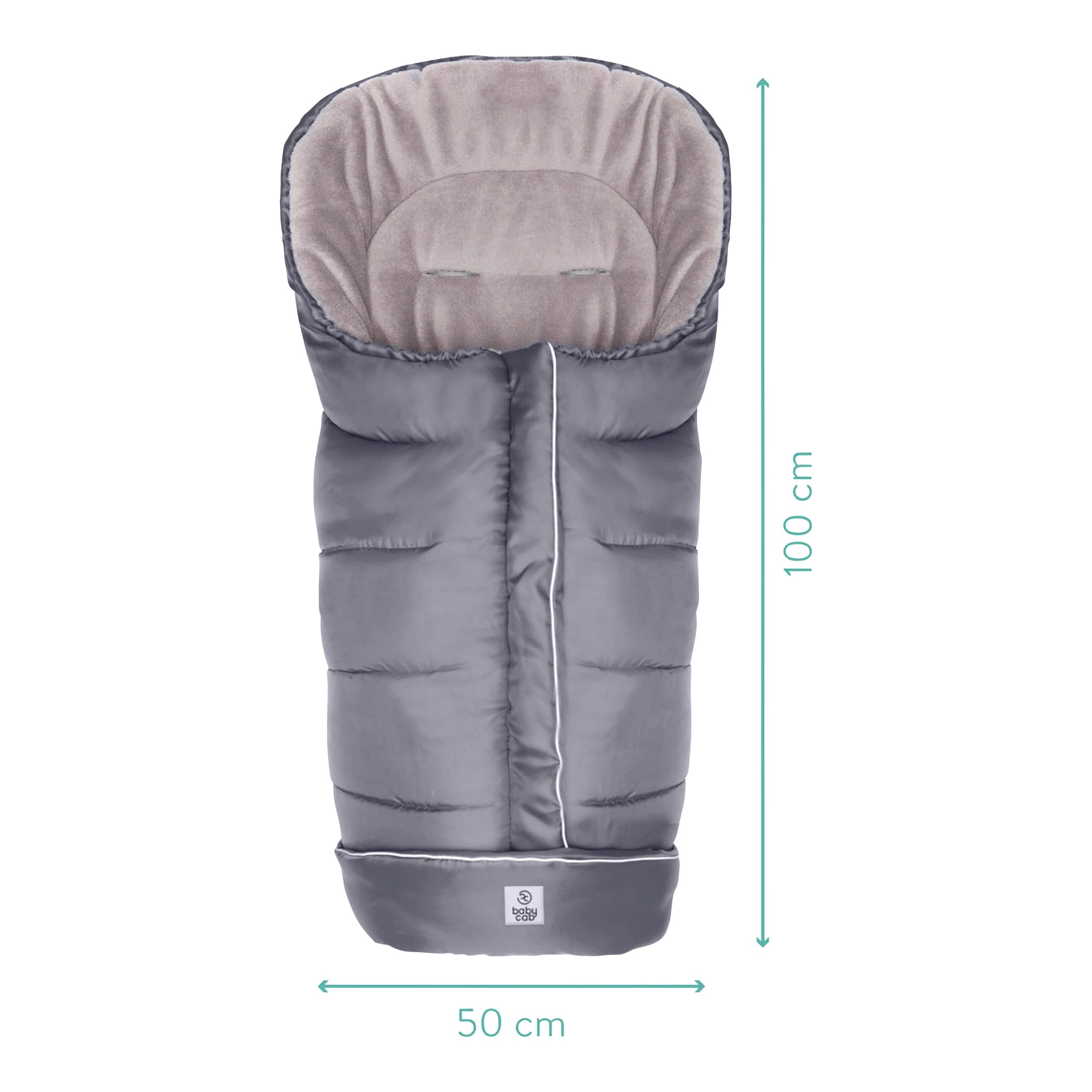 Babycab Winterfußsack Lahti für Kinderwagen grau