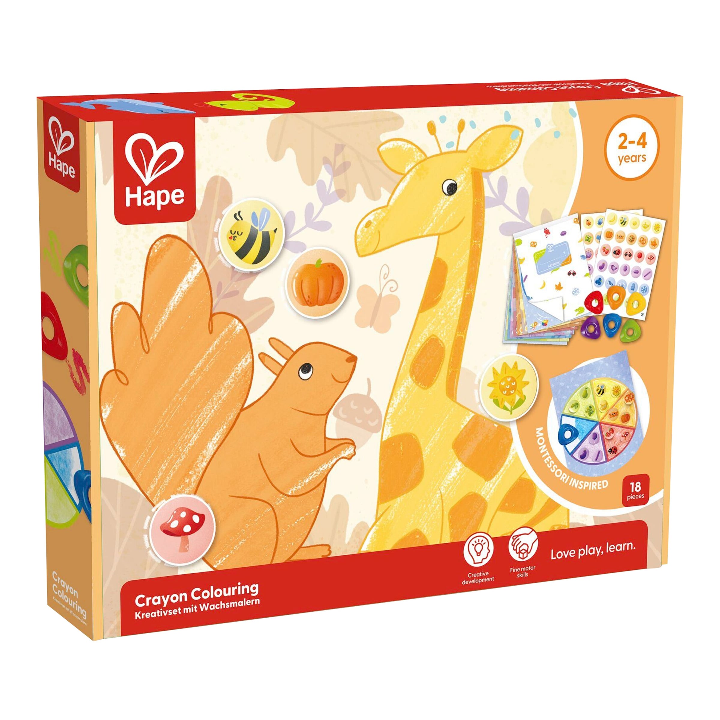 Hape Kreativset mit Wachsmalern