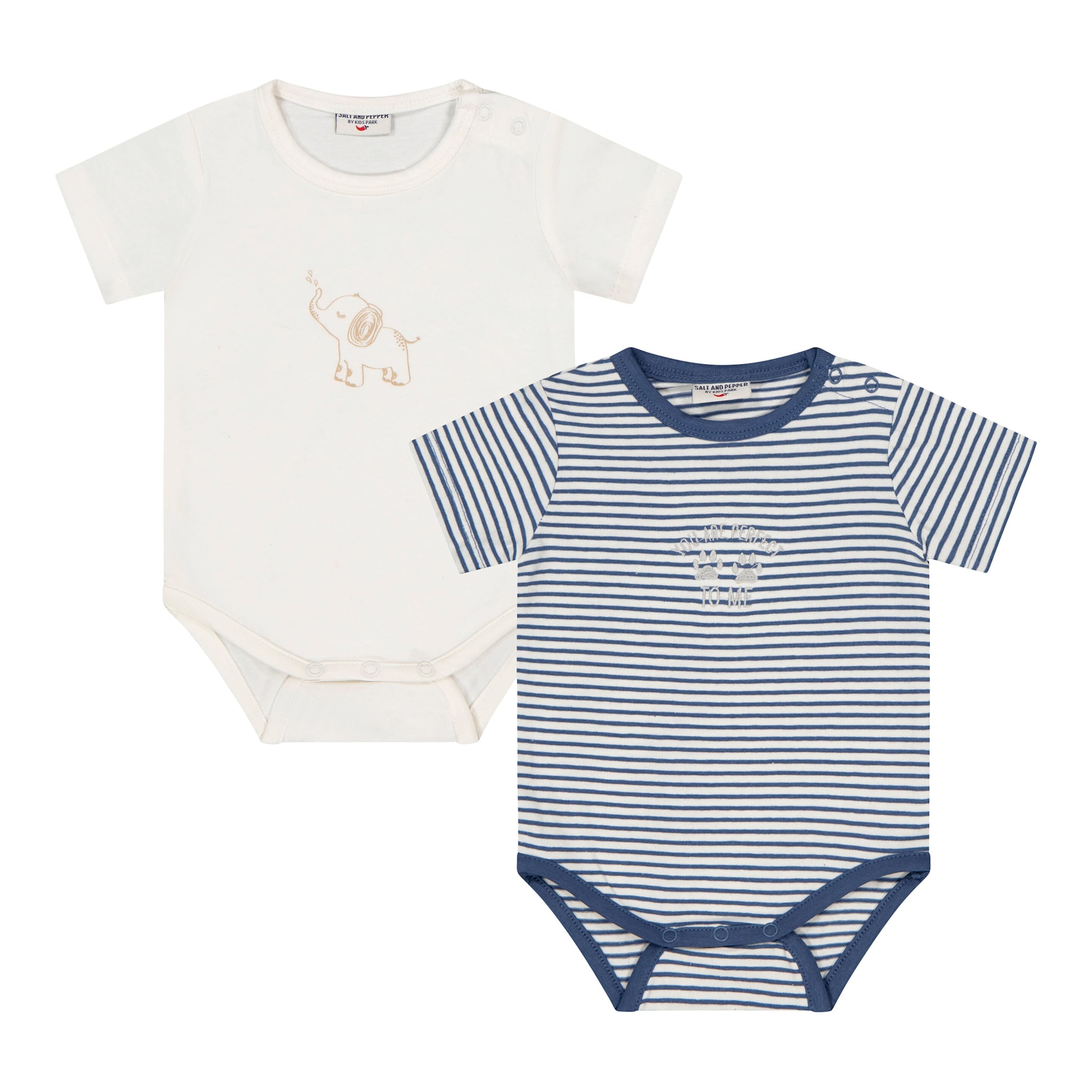 Salt And Pepper 2er-Pack Bodys kurzarm Safari