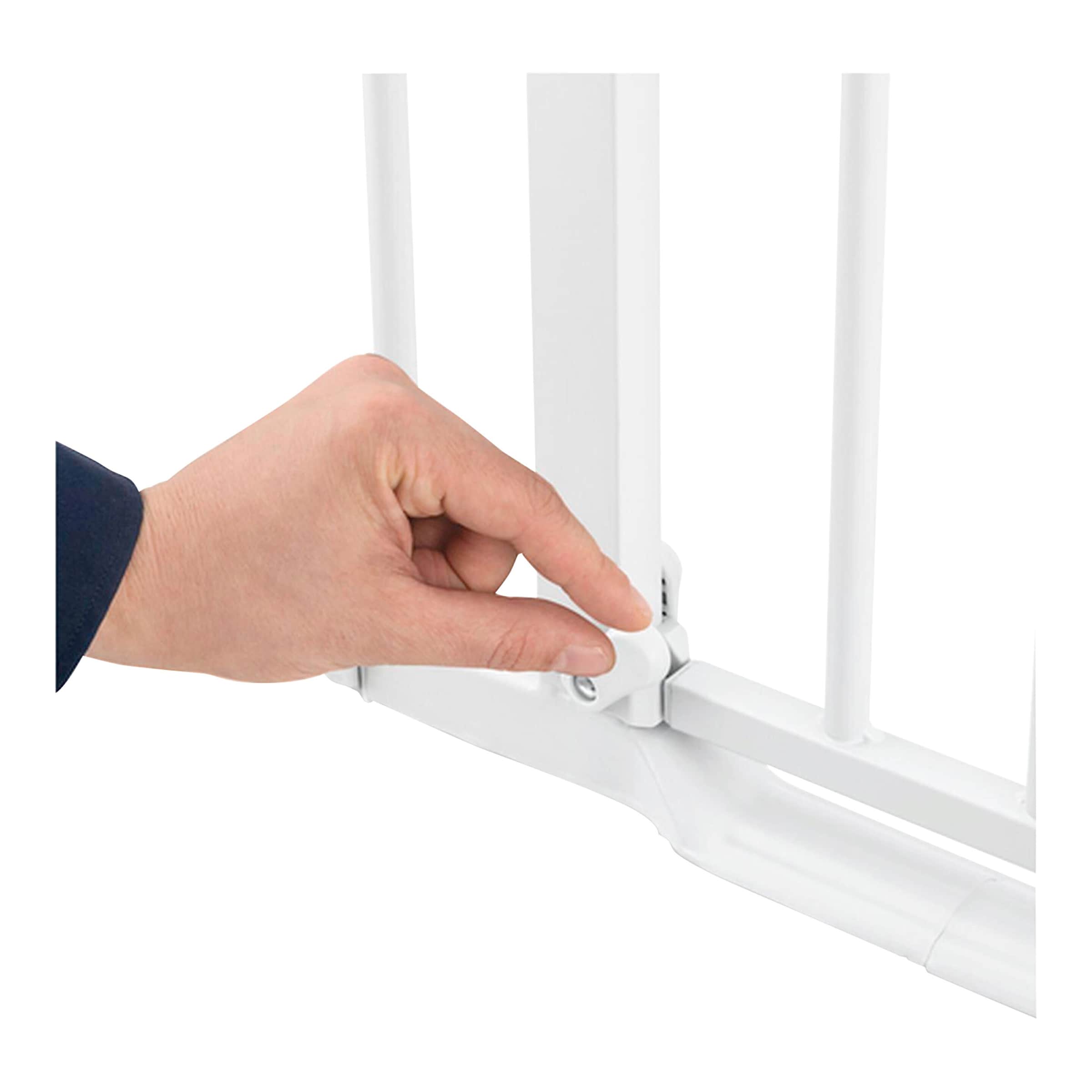 Hauck Tür- & Treppenschutzgitter Clear Step​ Autoclose 2 inkl. Verlängerung 9 cm, 84-89 cm