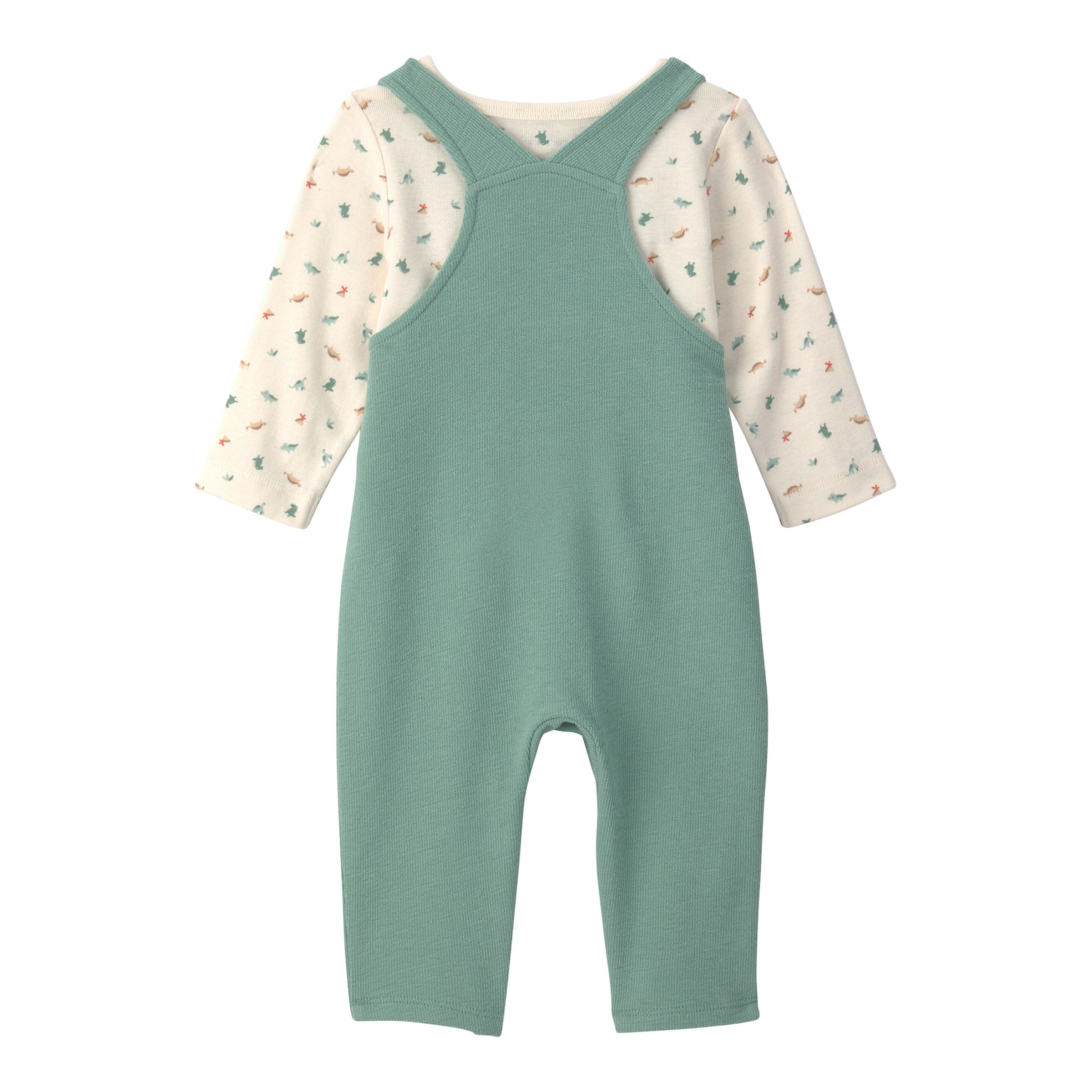 Carter's 2-tlg. Set Shirt langarm und Latzhose Dinos