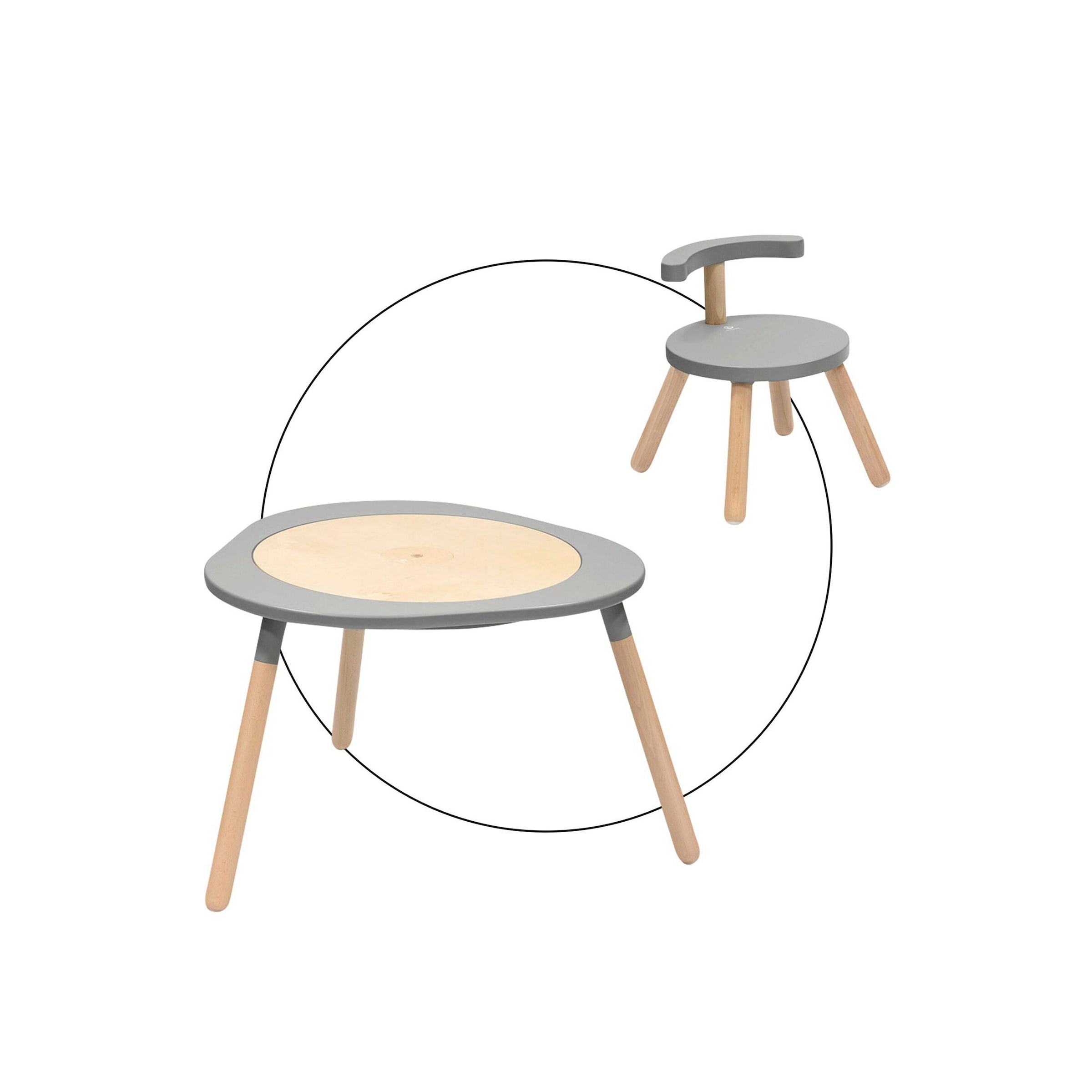 Stokke® Mutable™ Multifunktionstisch V2 inkl. Holzstuhl