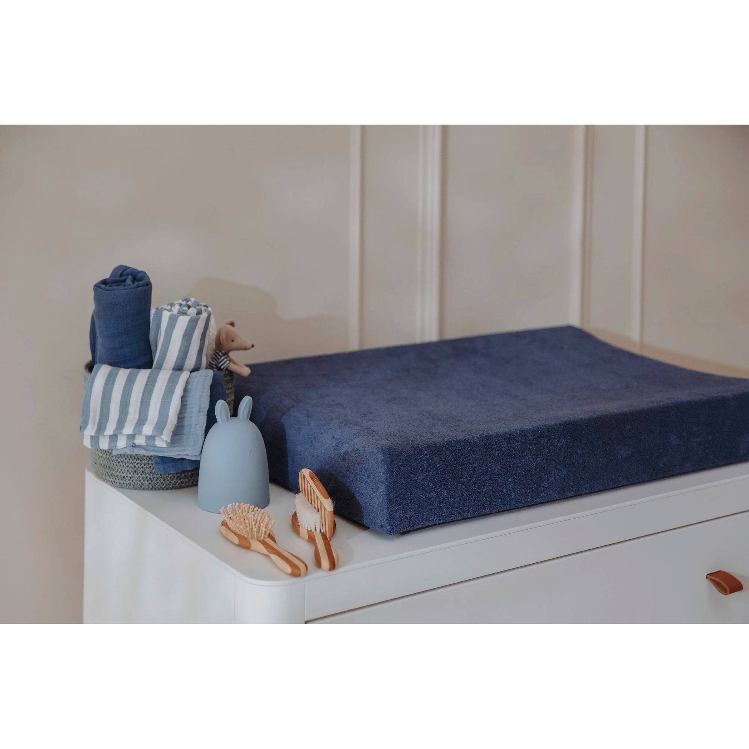 Meyco Baby 2er-Pack Wickelauflagenbezug Frottee 50x70 cm
