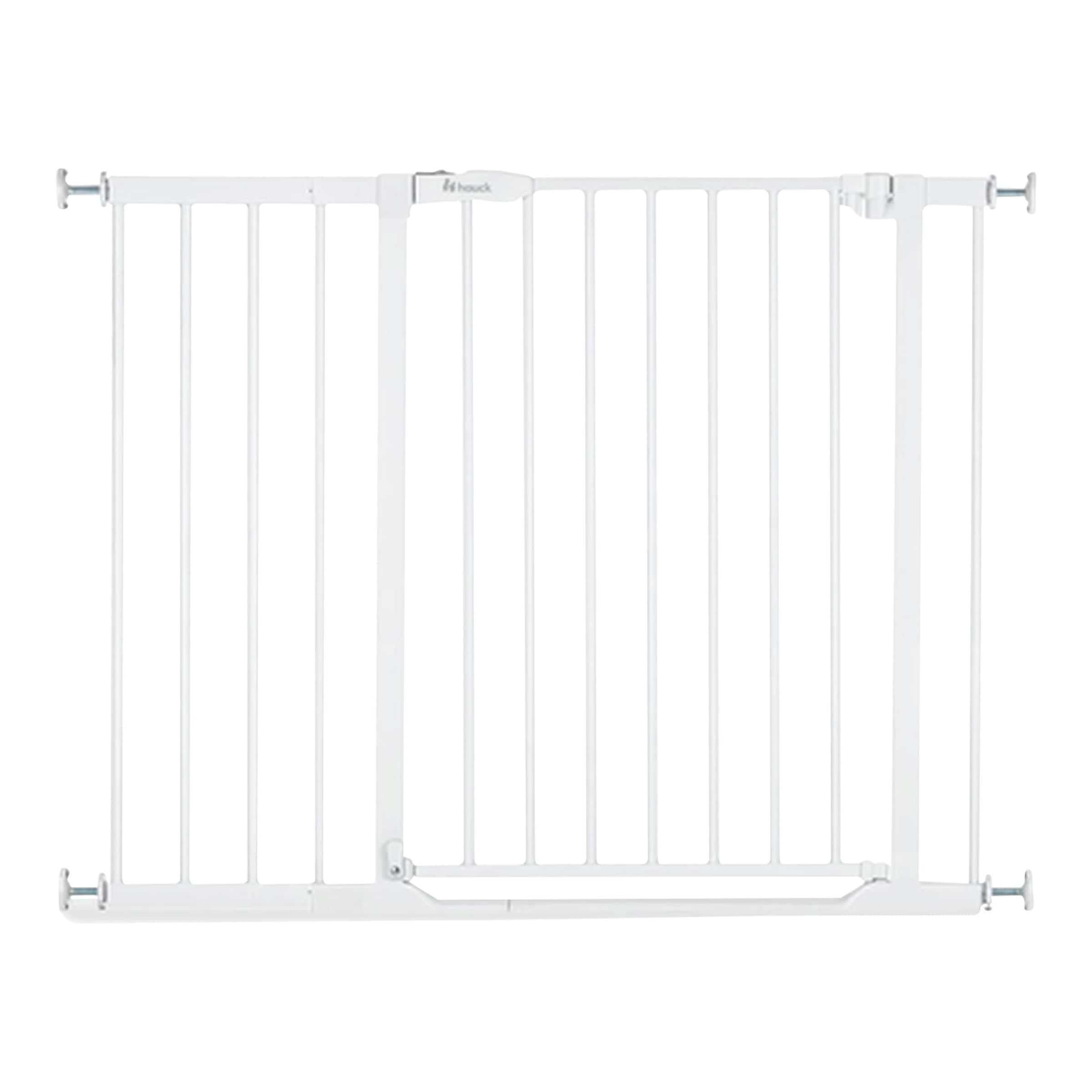 Hauck Tür- & Treppenschutzgitter Clear Step 2 inkl. Verlängerung 21 cm, 96-101 cm