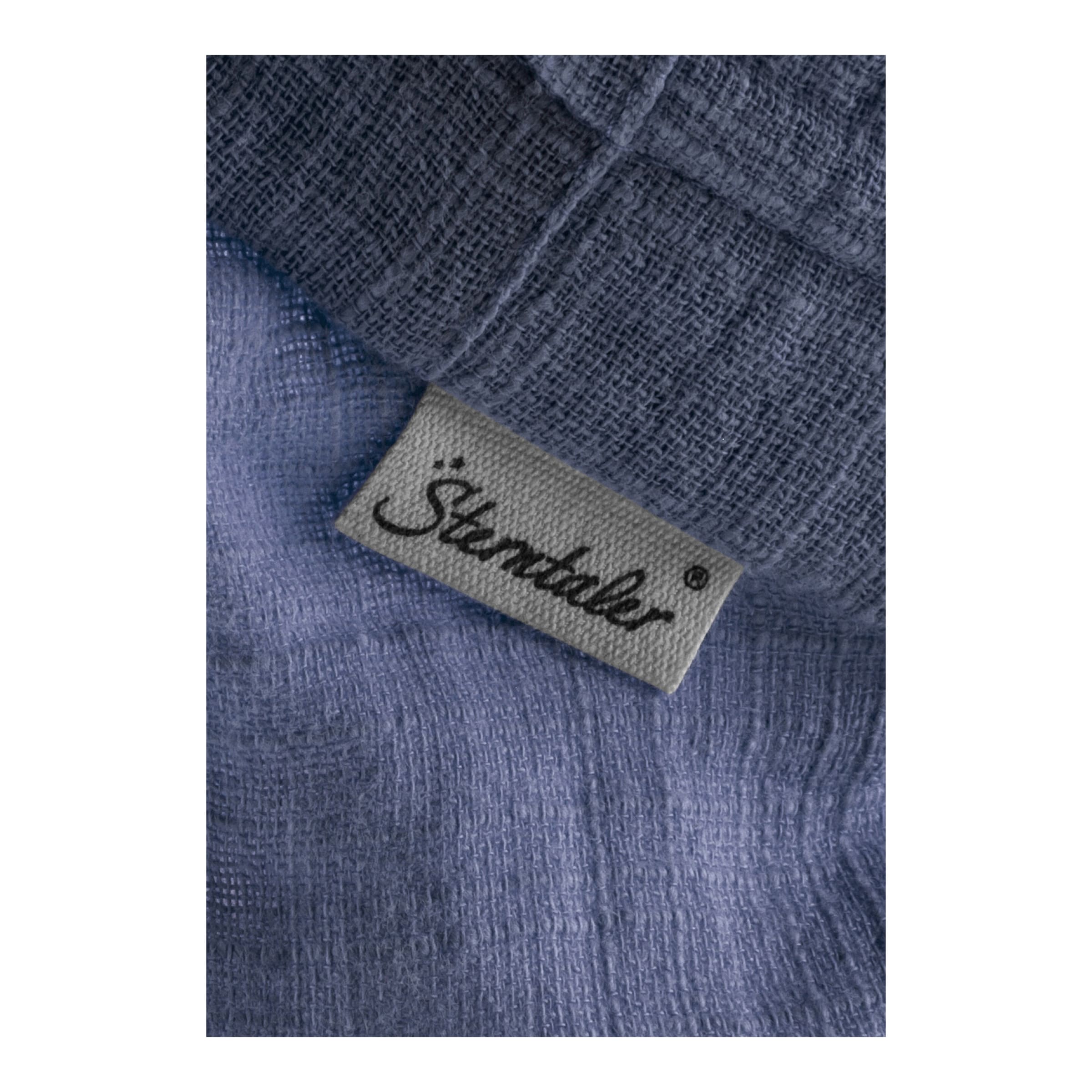 Sterntaler Musselin-Schirmmütze mit Nackenschutz