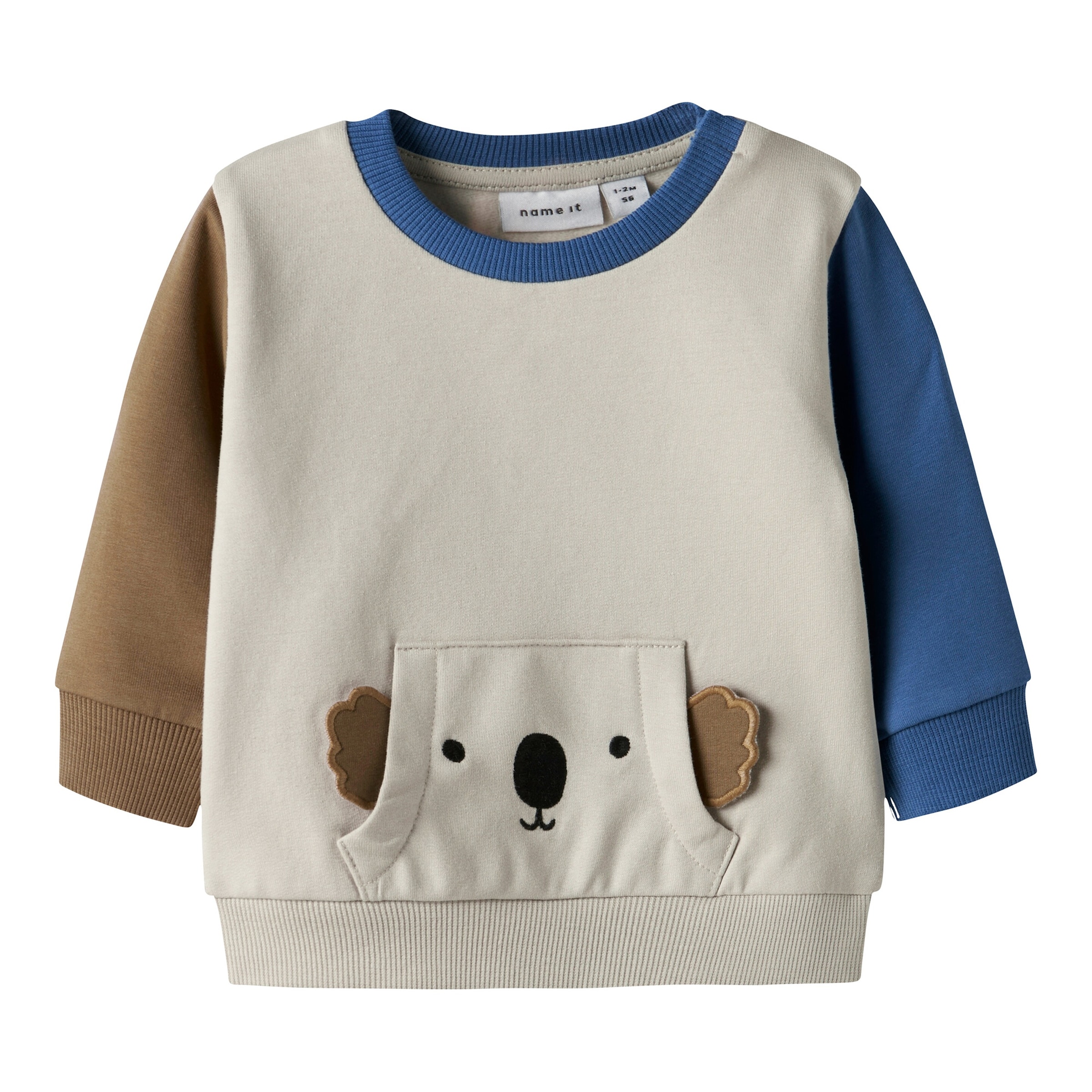 Name It Sweatshirt mit Tasche Koala